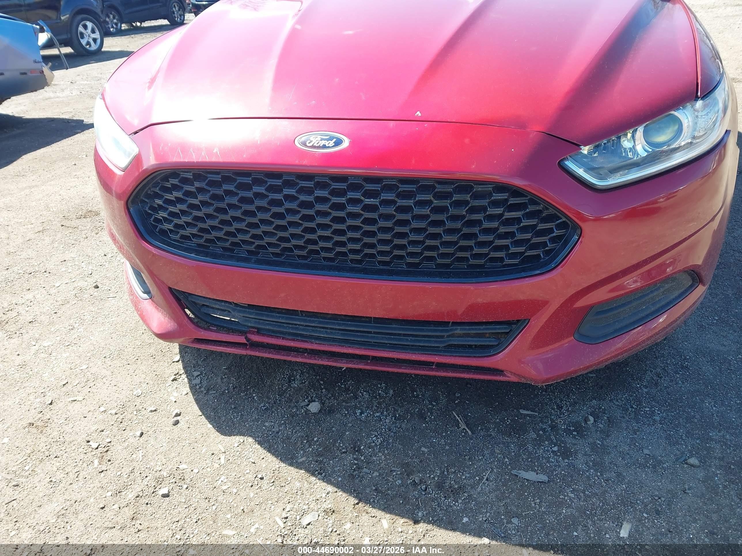 2014 Ford Fusion Se Red vin: 3FA6P0H75ER375967