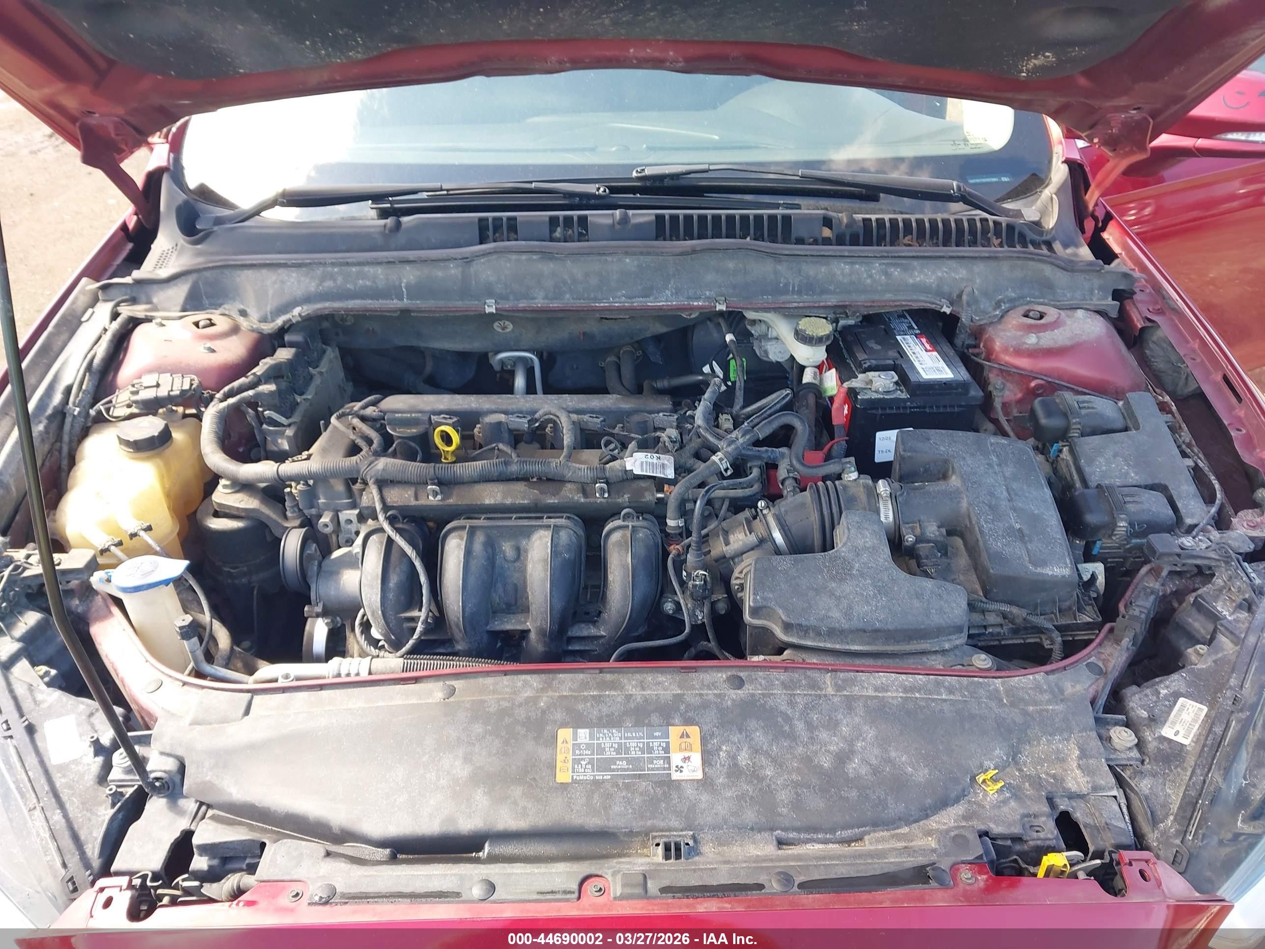 2014 Ford Fusion Se Red vin: 3FA6P0H75ER375967