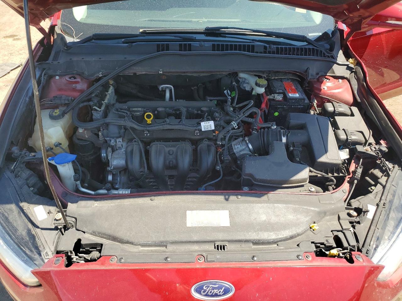 2014 Ford Fusion Se Red vin: 3FA6P0H75ER390145