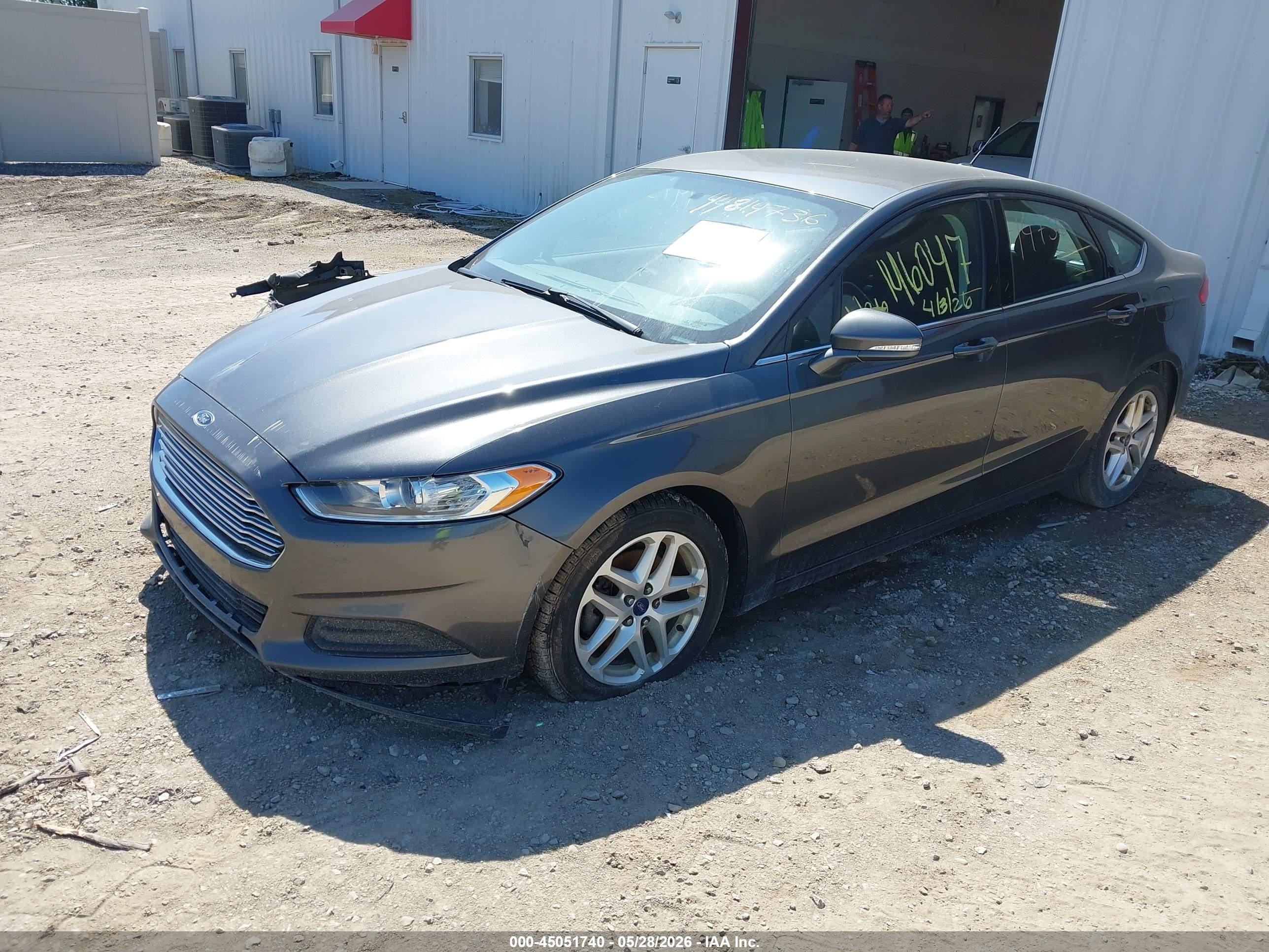 2015 Ford Fusion Se Серый vin: 3FA6P0H75FR112184