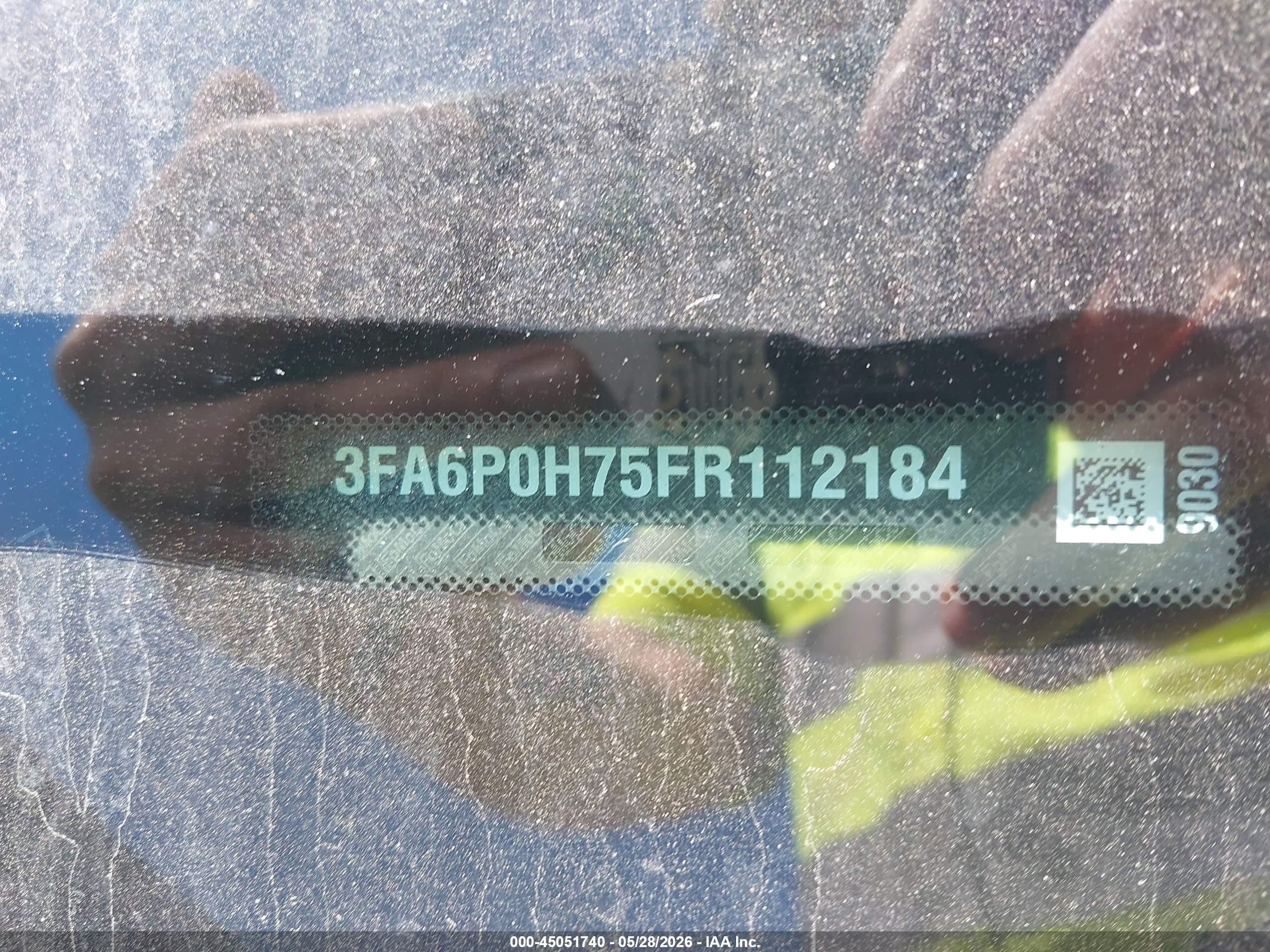 2015 Ford Fusion Se Серый vin: 3FA6P0H75FR112184
