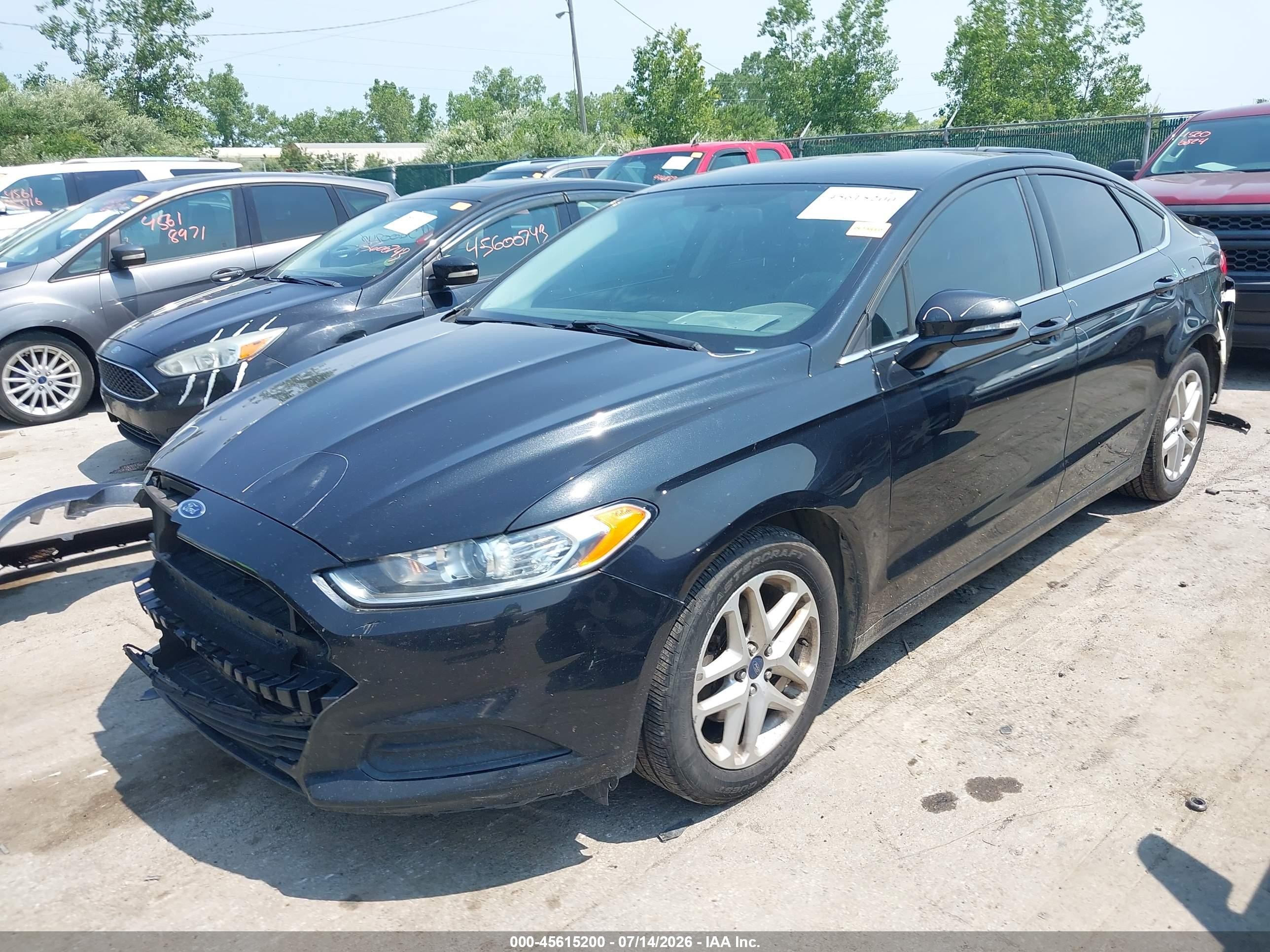 2015 Ford Fusion Se Черный vin: 3FA6P0H75FR112234