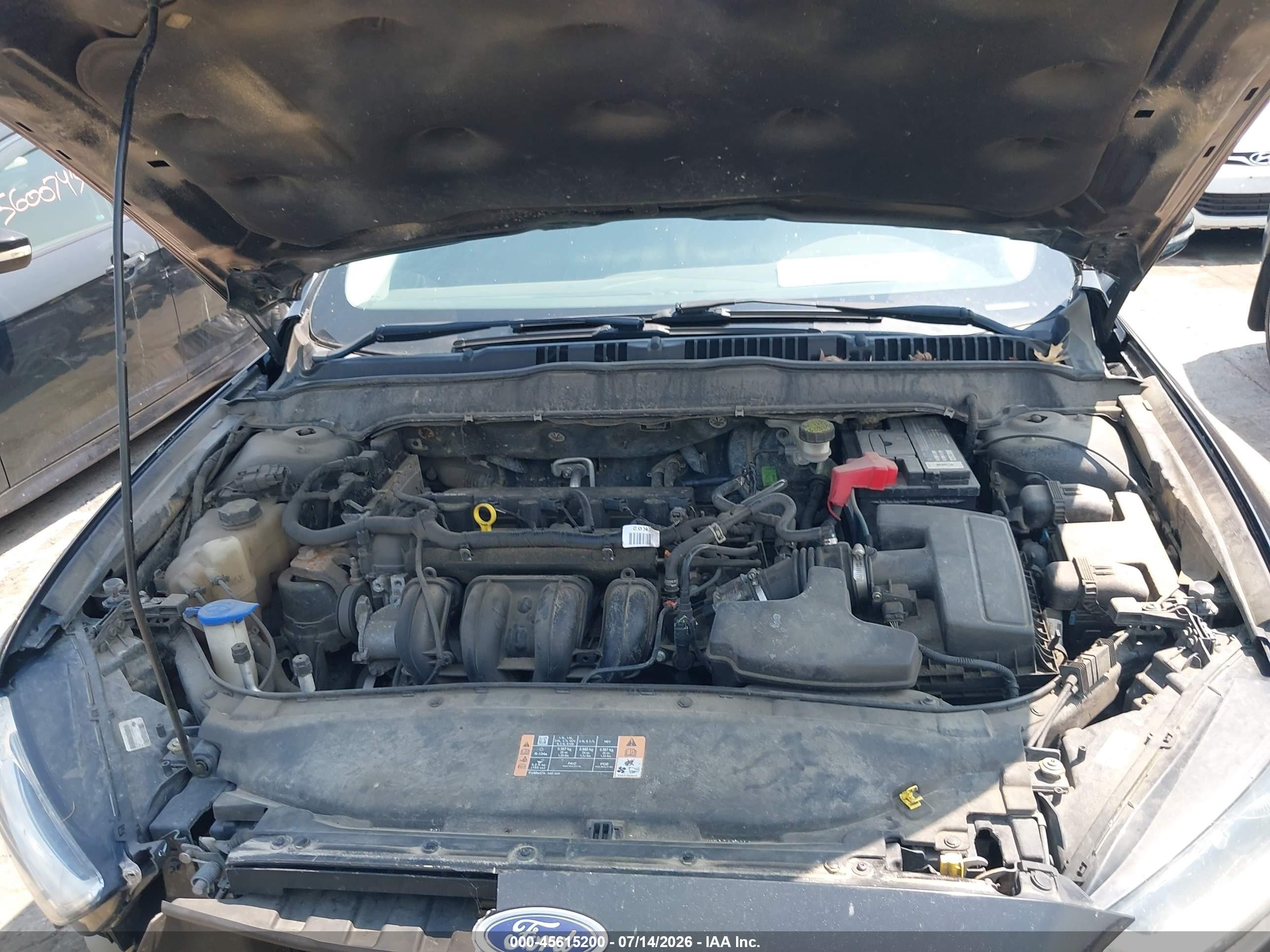 2015 Ford Fusion Se Черный vin: 3FA6P0H75FR112234