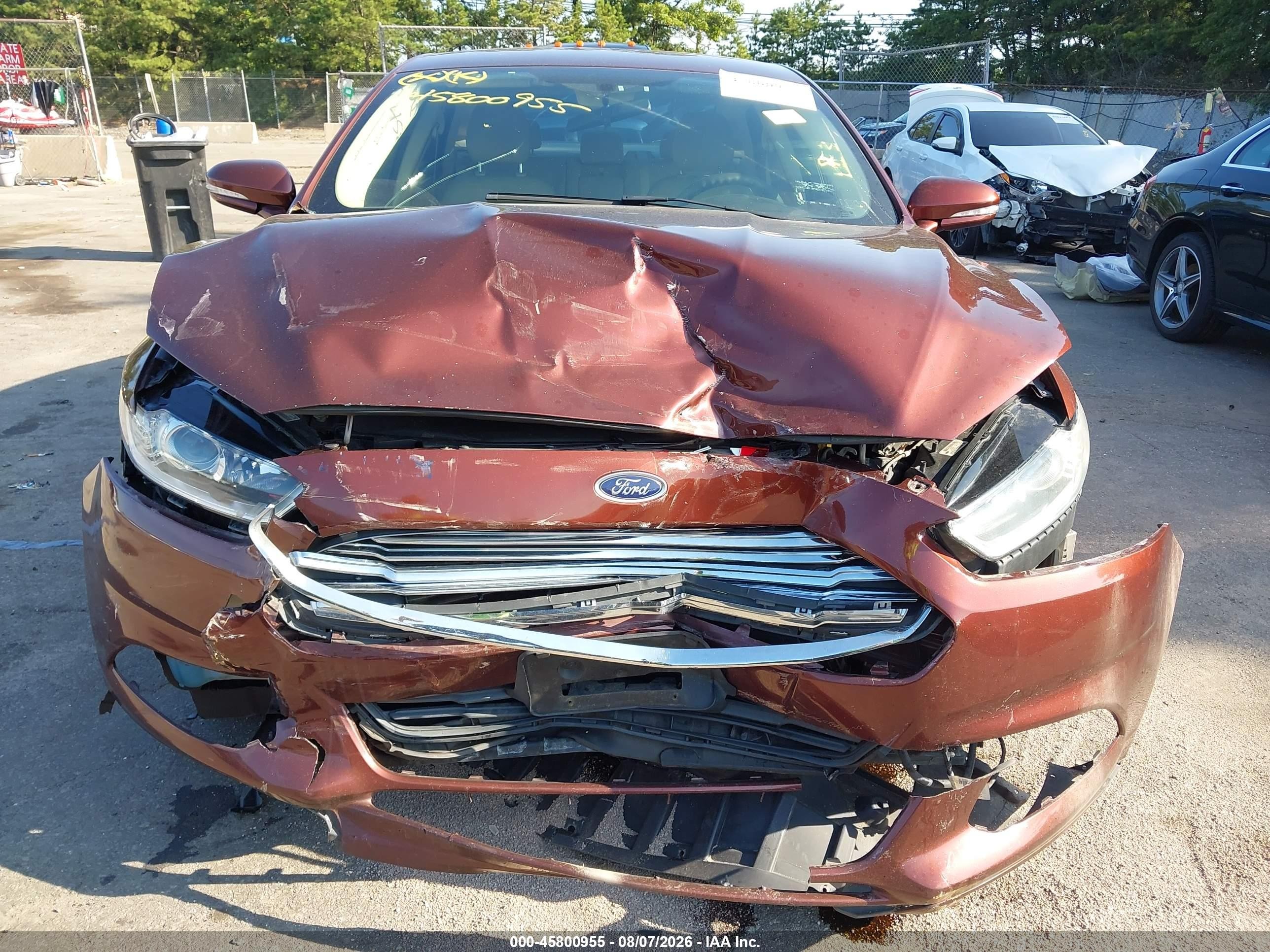 2015 Ford Fusion Se Red vin: 3FA6P0H75FR117773