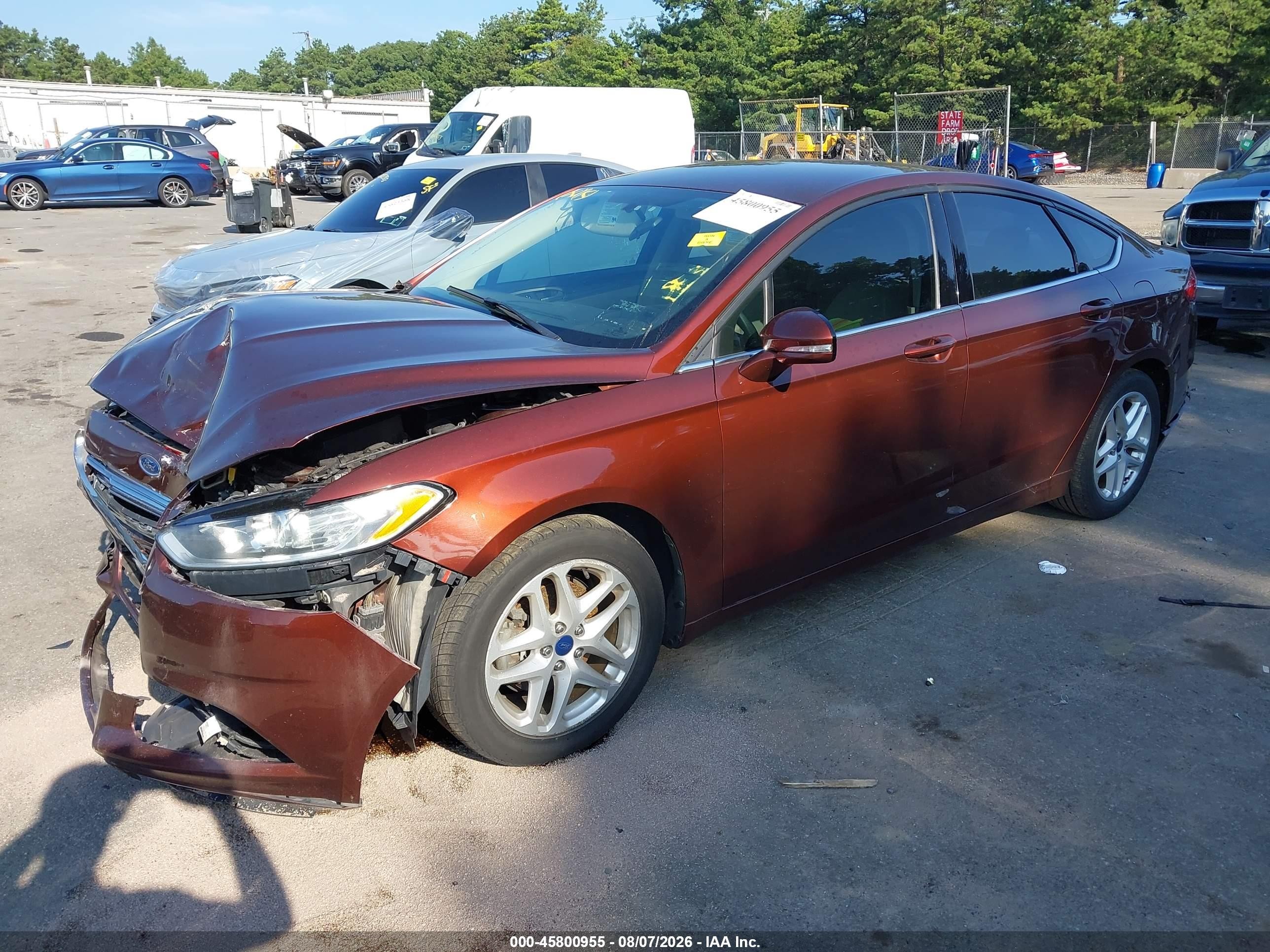 2015 Ford Fusion Se Red vin: 3FA6P0H75FR117773