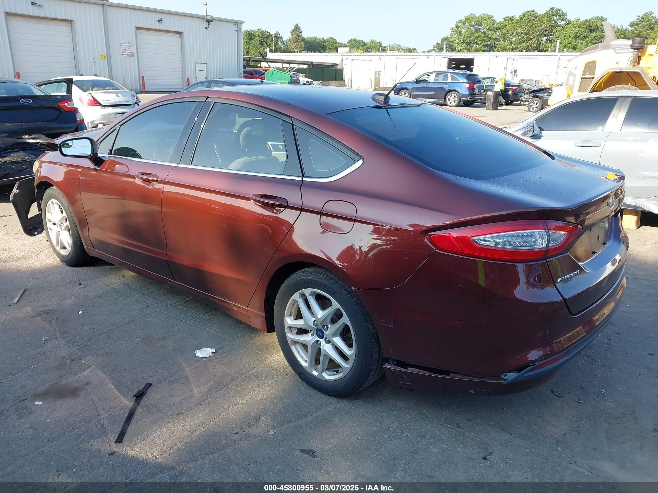 2015 Ford Fusion Se Red vin: 3FA6P0H75FR117773
