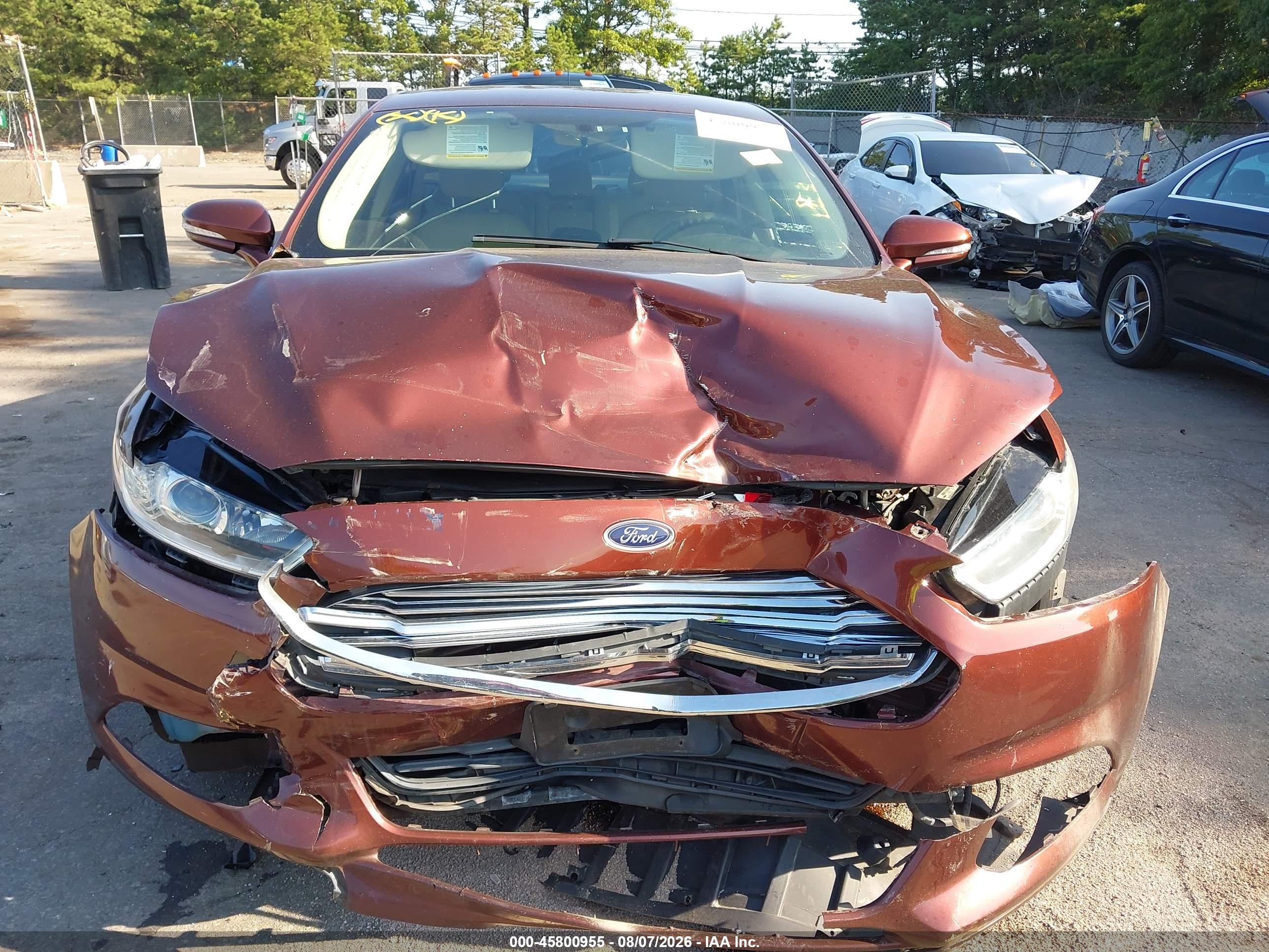 2015 Ford Fusion Se Red vin: 3FA6P0H75FR117773