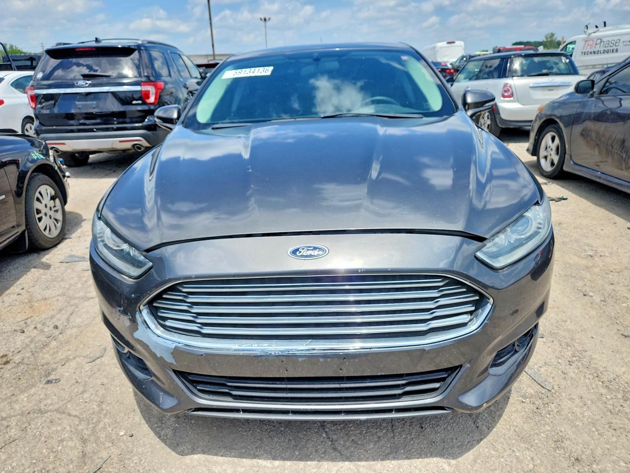2015 Ford Fusion Se Gray vin: 3FA6P0H75FR122195