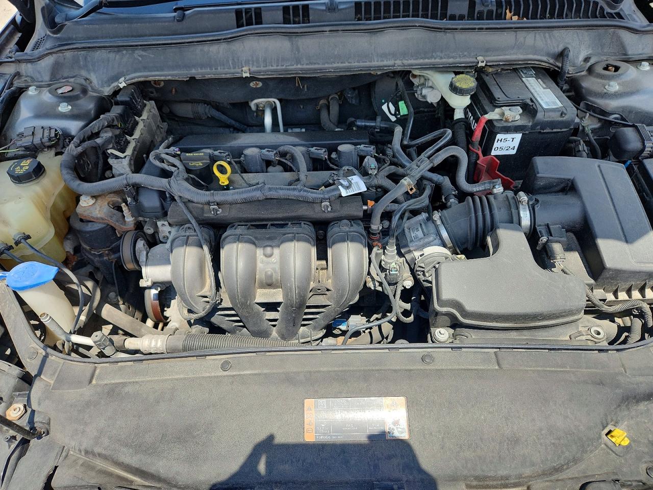 2015 Ford Fusion Se Gray vin: 3FA6P0H75FR122195