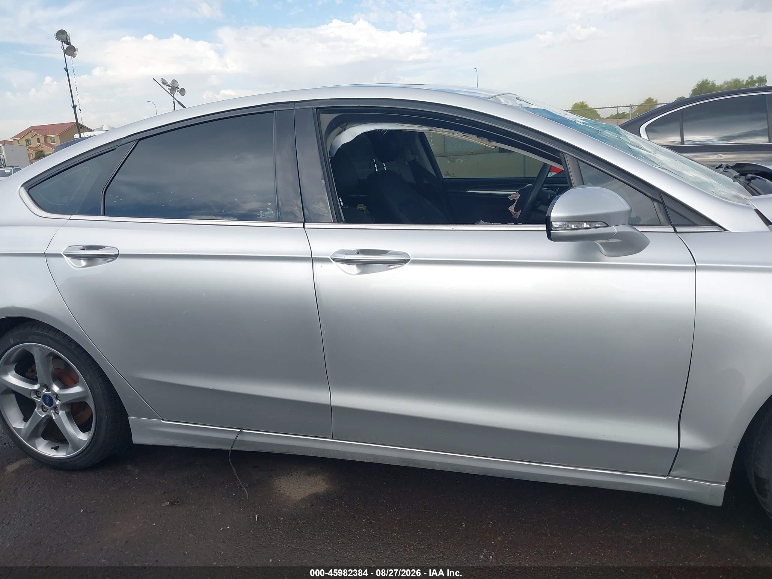2015 Ford Fusion Se Silver vin: 3FA6P0H75FR130622