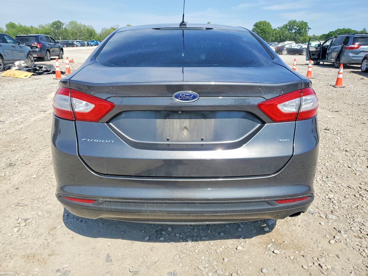 2015 Ford Fusion Se Gray vin: 3FA6P0H75FR143340