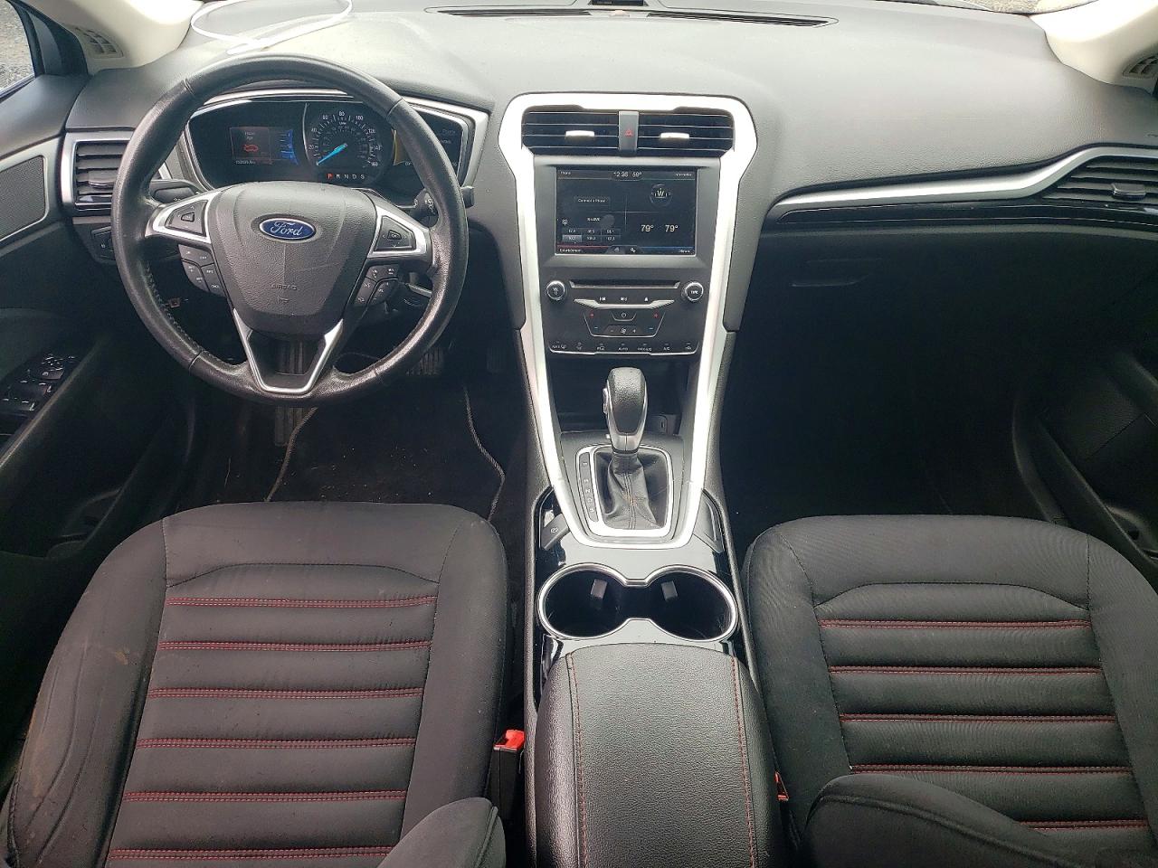 2015 Ford Fusion Se White vin: 3FA6P0H75FR170294