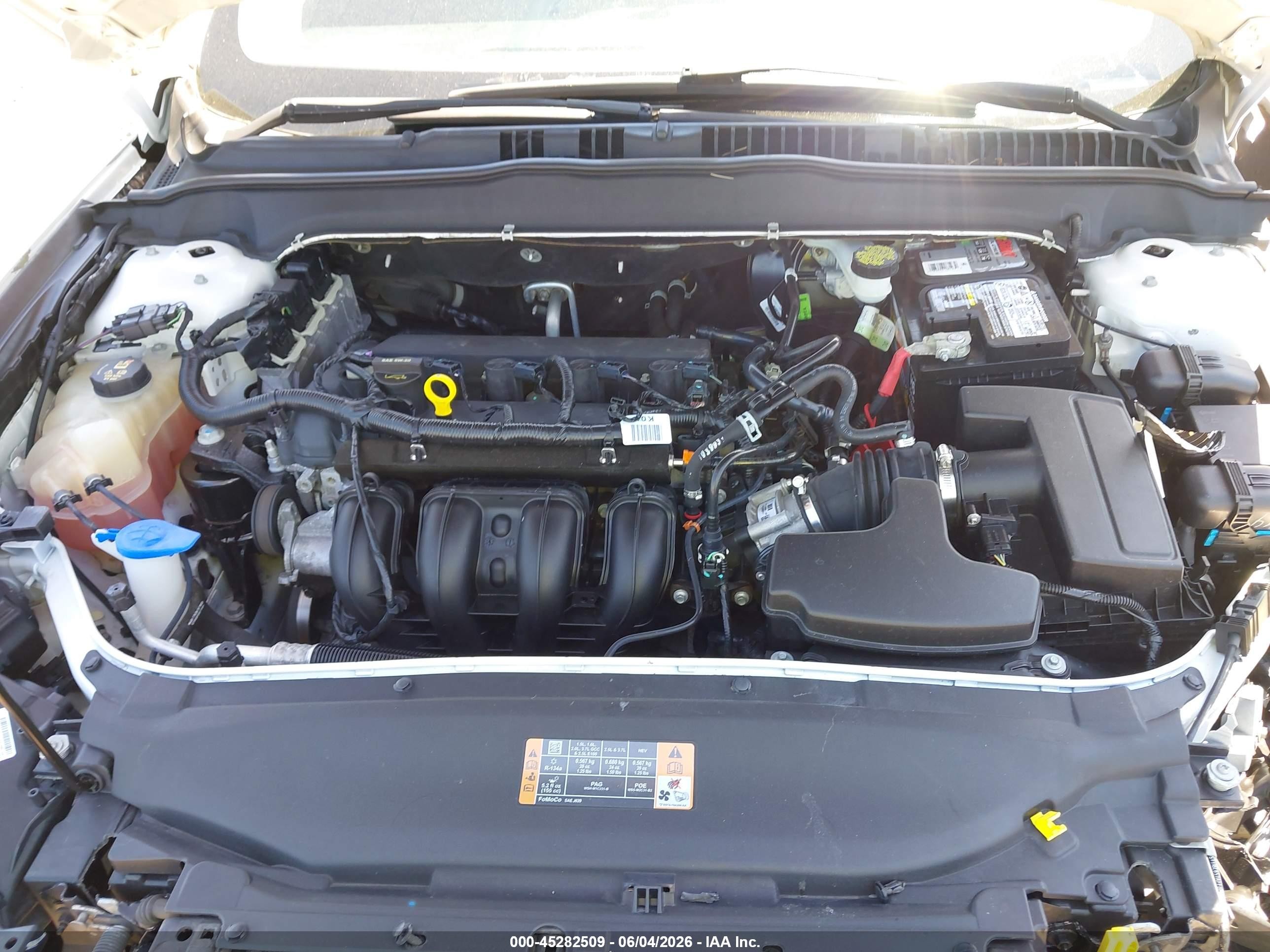 2015 Ford Fusion Se White vin: 3FA6P0H75FR178671