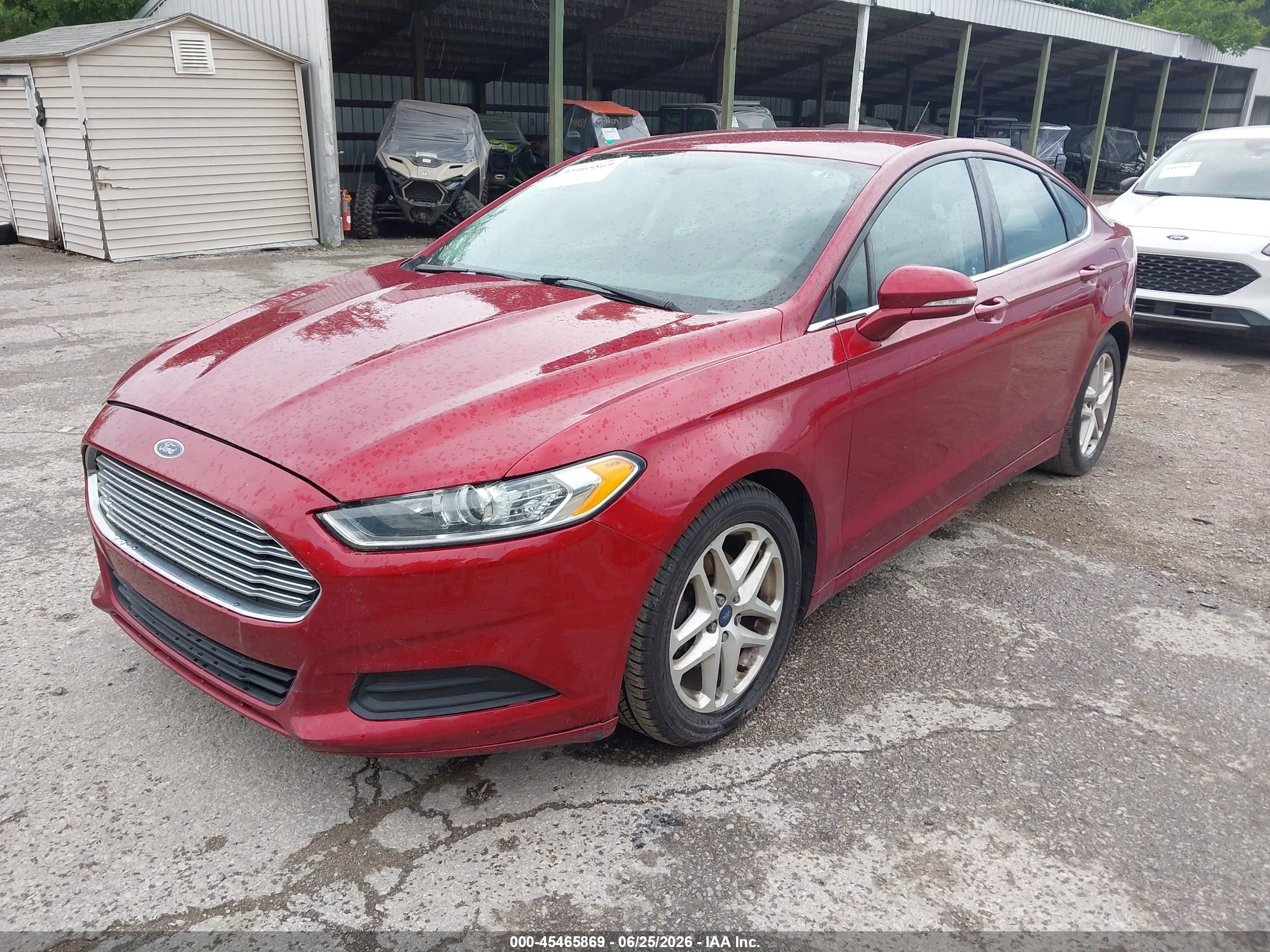 2015 Ford Fusion Se Red vin: 3FA6P0H75FR205772