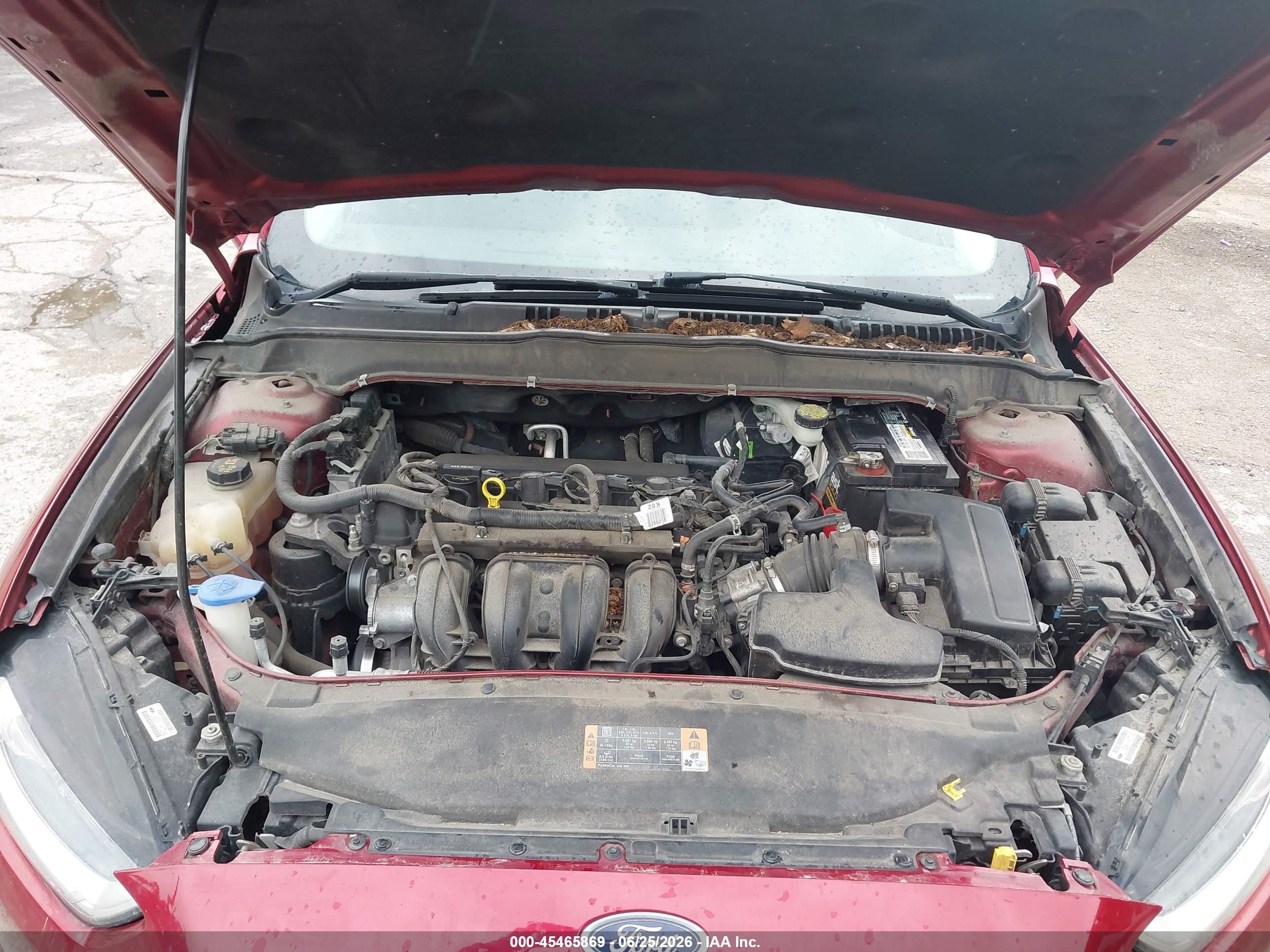 2015 Ford Fusion Se Red vin: 3FA6P0H75FR205772