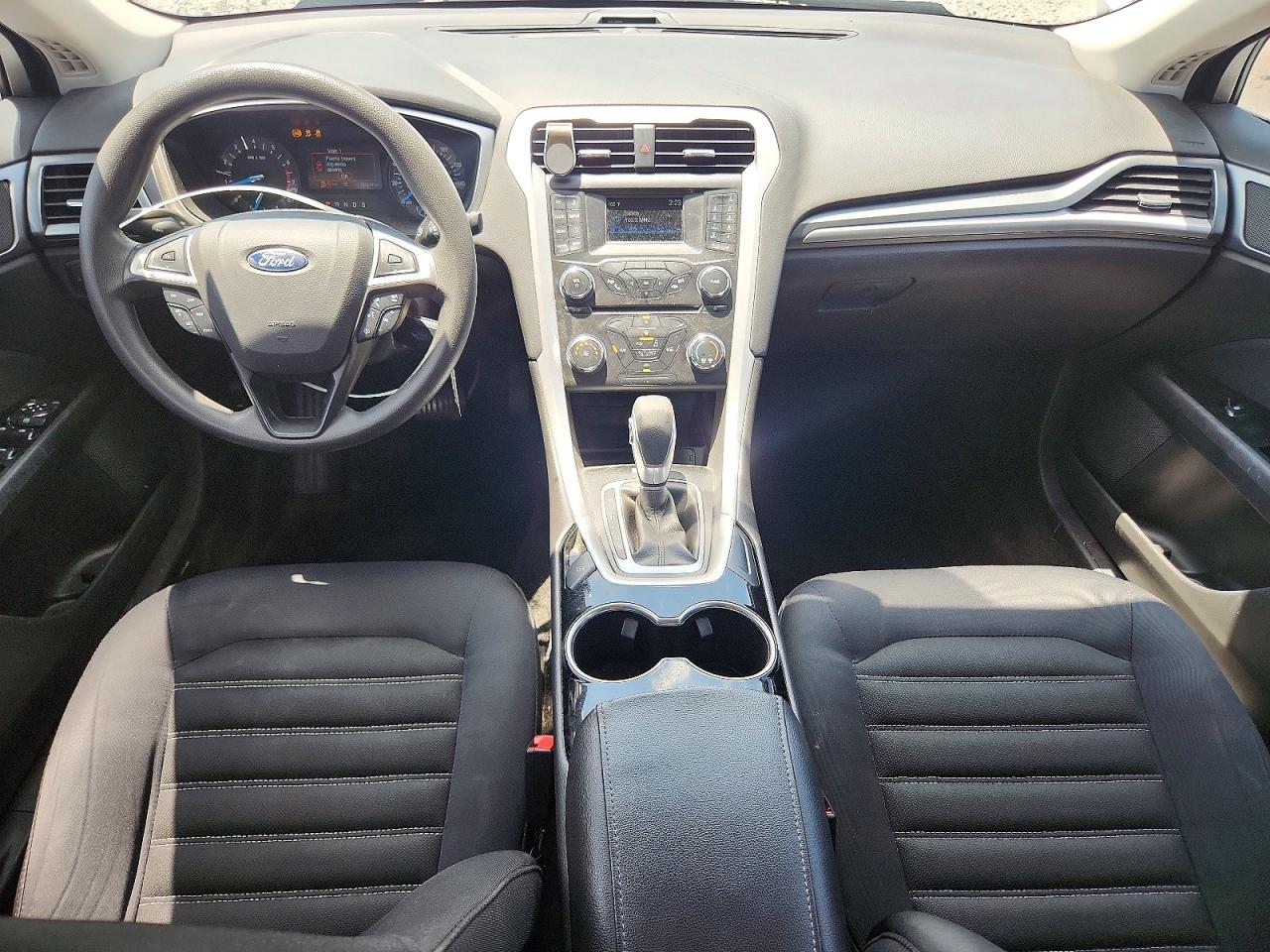 2015 Ford Fusion Se White vin: 3FA6P0H75FR208123