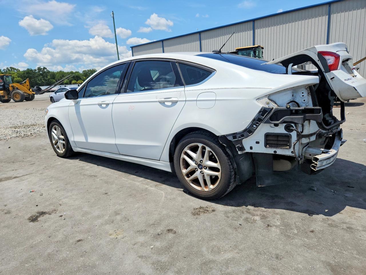 2015 Ford Fusion Se White vin: 3FA6P0H75FR208123