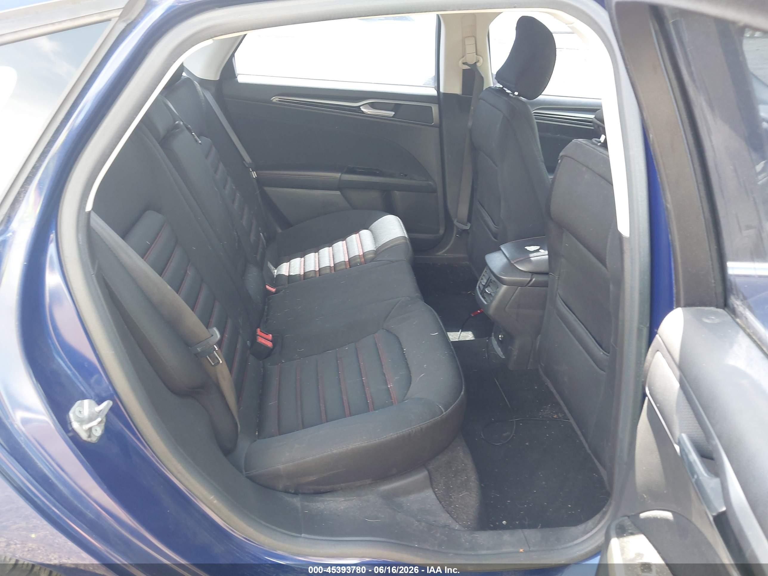 2015 Ford Fusion Se Blue vin: 3FA6P0H75FR211121