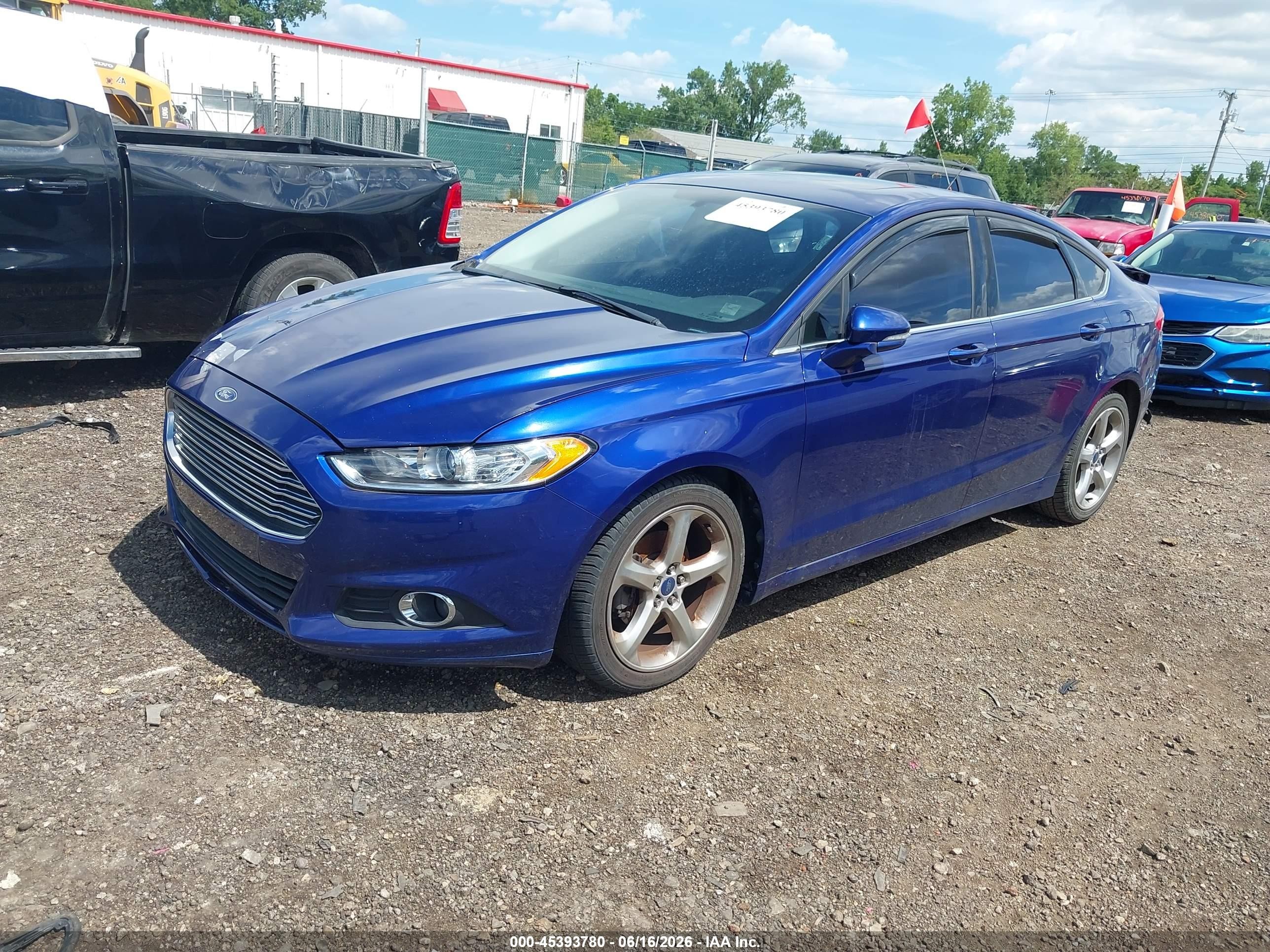 2015 Ford Fusion Se Blue vin: 3FA6P0H75FR211121