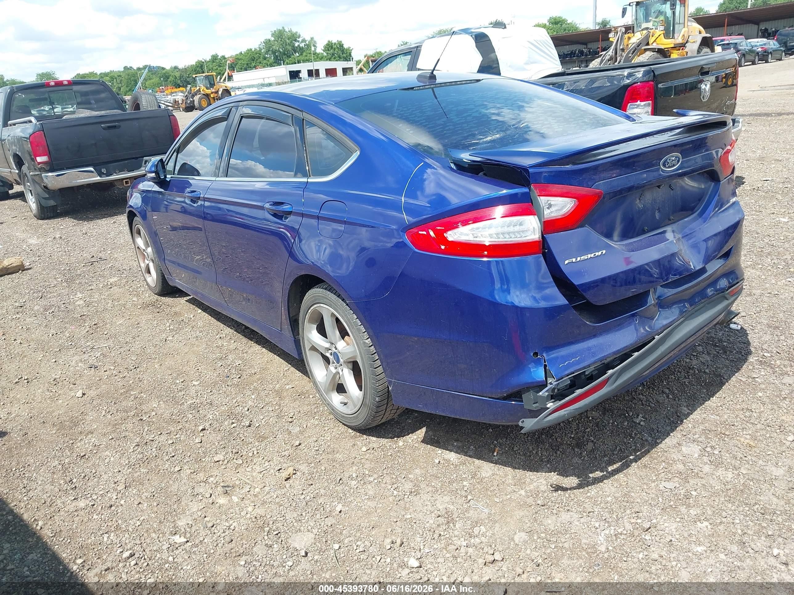 2015 Ford Fusion Se Blue vin: 3FA6P0H75FR211121