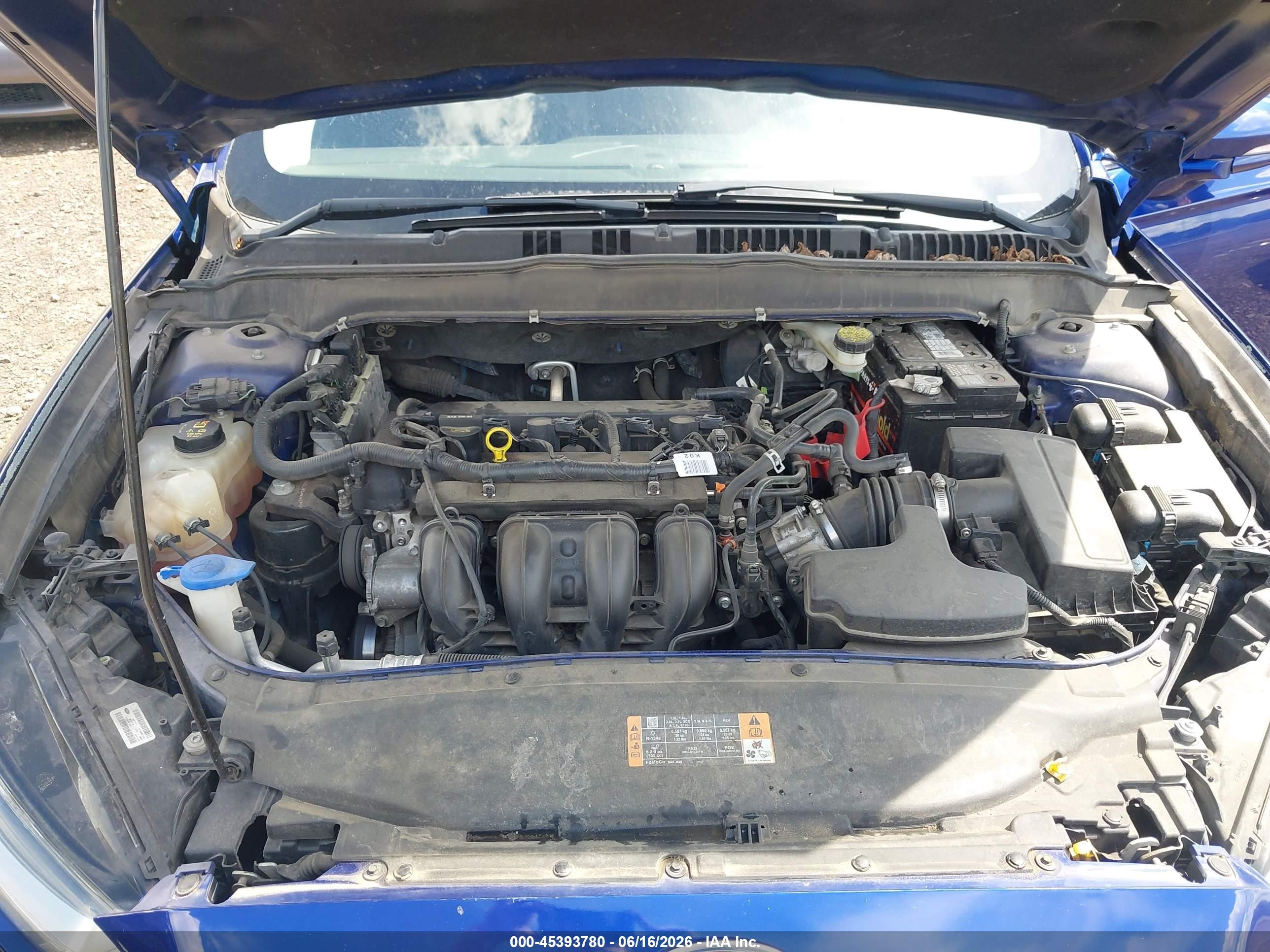 2015 Ford Fusion Se Blue vin: 3FA6P0H75FR211121