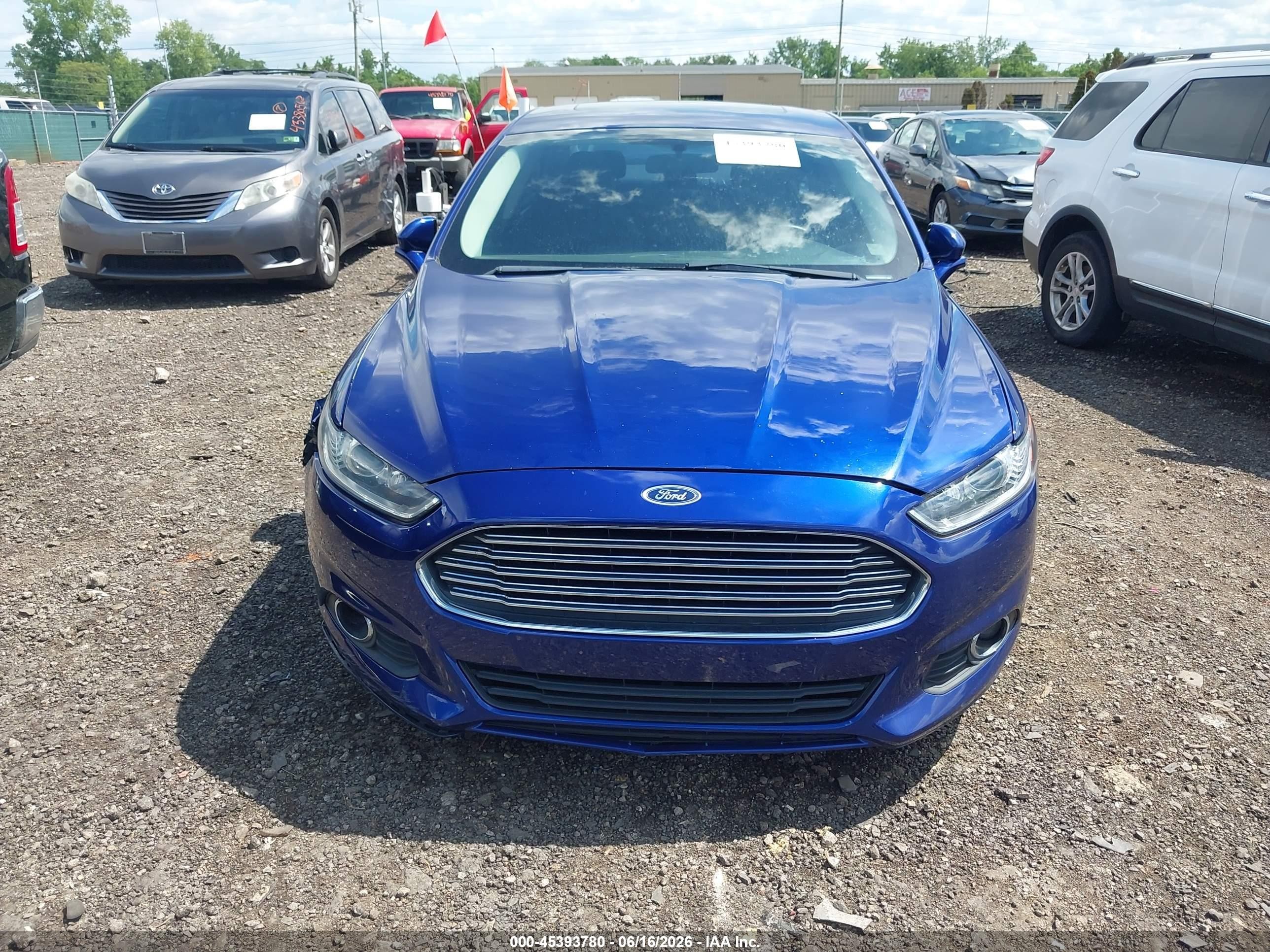 2015 Ford Fusion Se Blue vin: 3FA6P0H75FR211121
