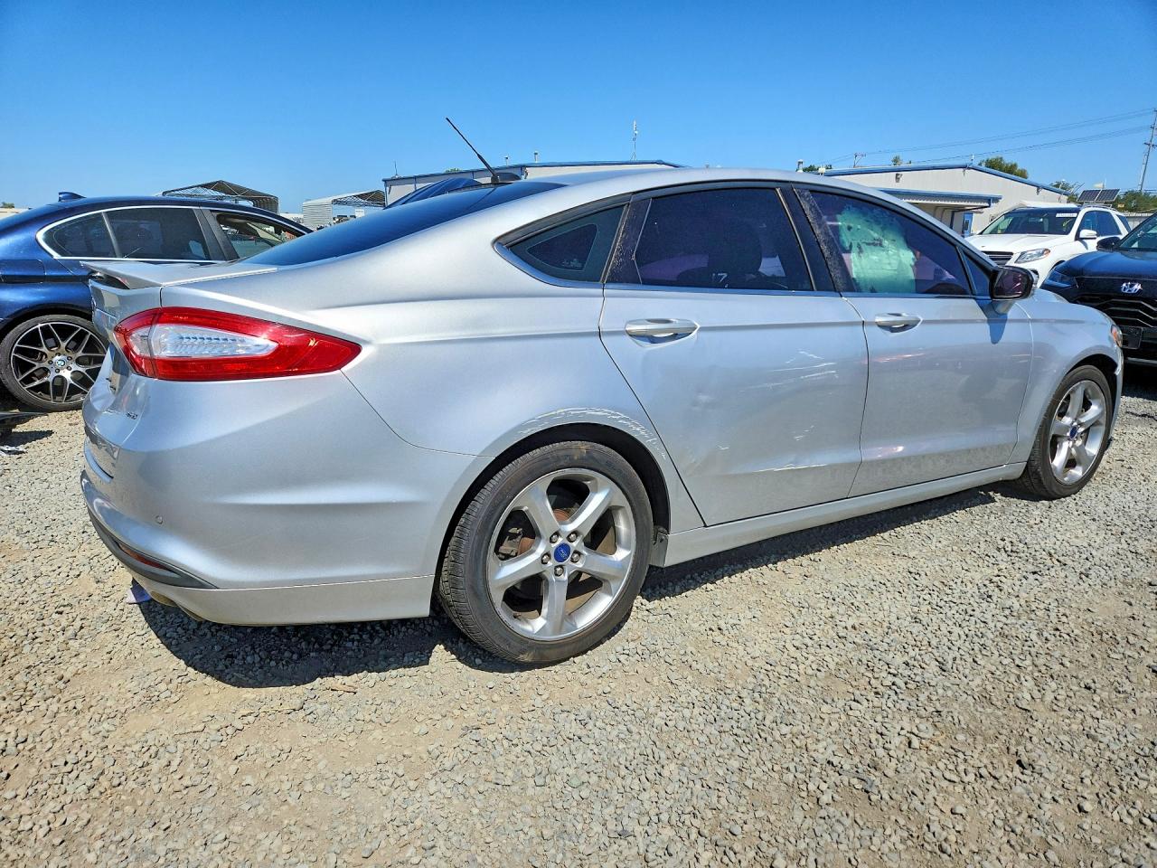 2015 Ford Fusion Se Silver vin: 3FA6P0H75FR225911
