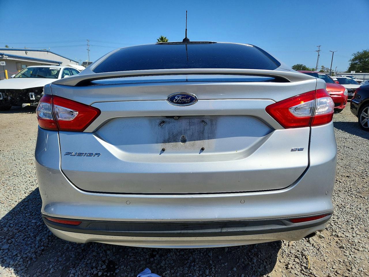 2015 Ford Fusion Se Silver vin: 3FA6P0H75FR225911