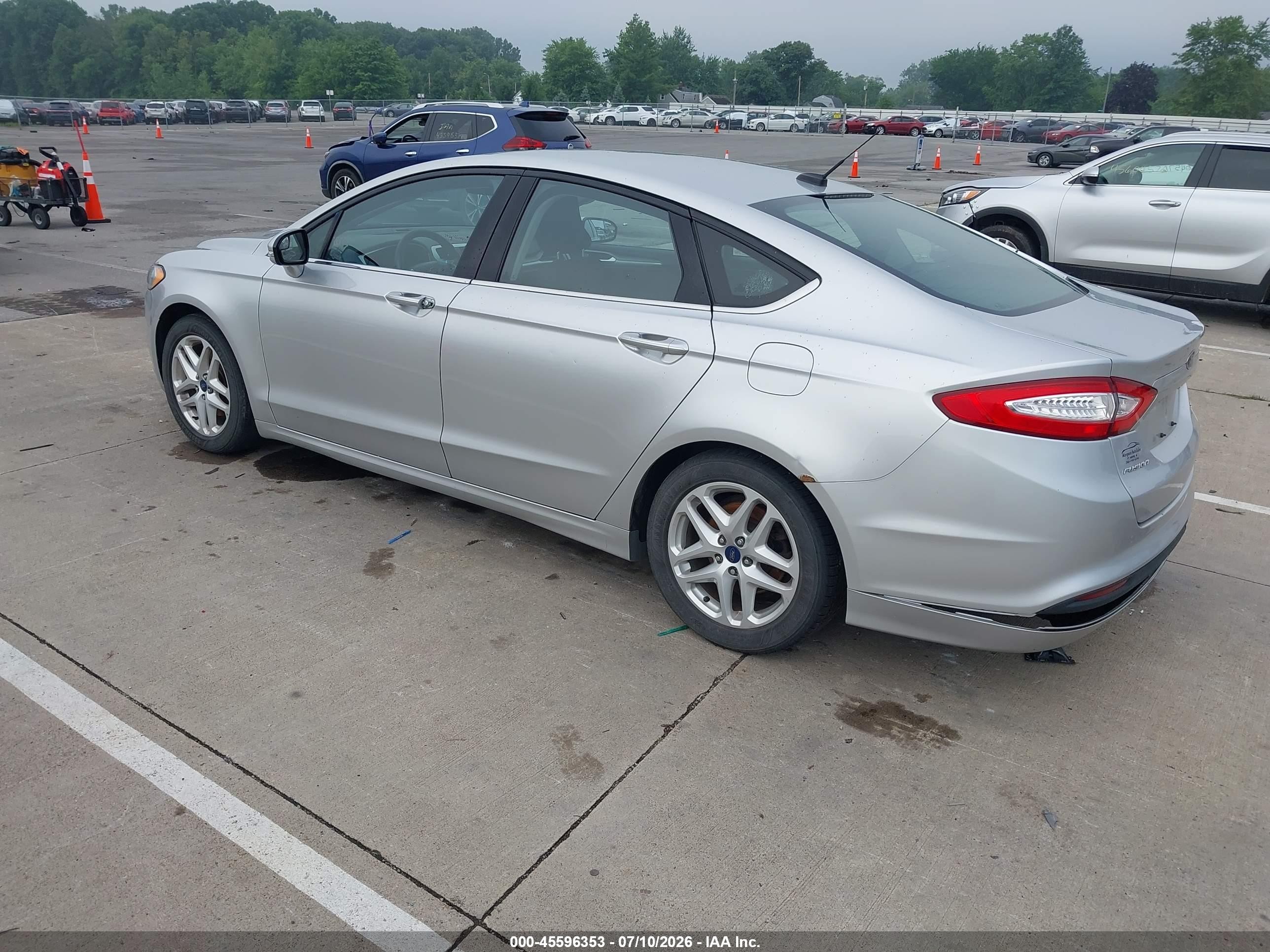 2015 Ford Fusion Se Silver vin: 3FA6P0H75FR229277
