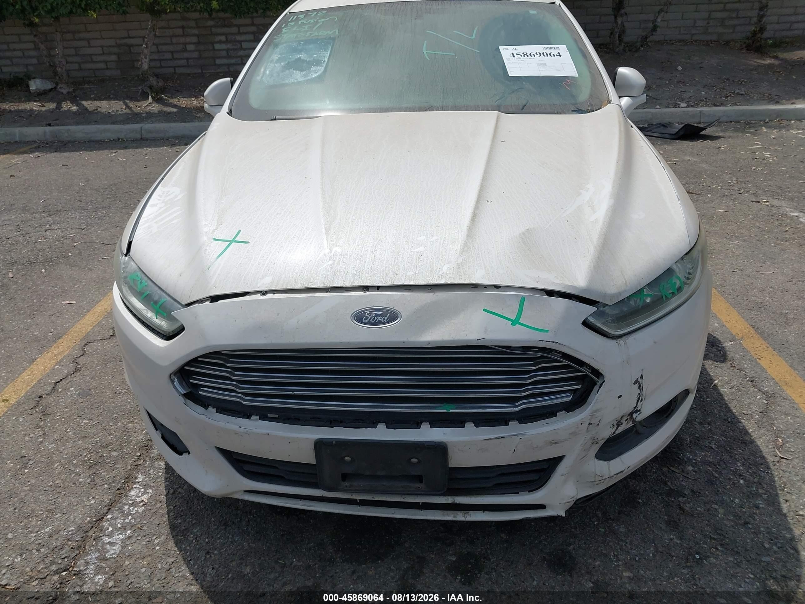 2015 Ford Fusion Se Белый vin: 3FA6P0H75FR234818