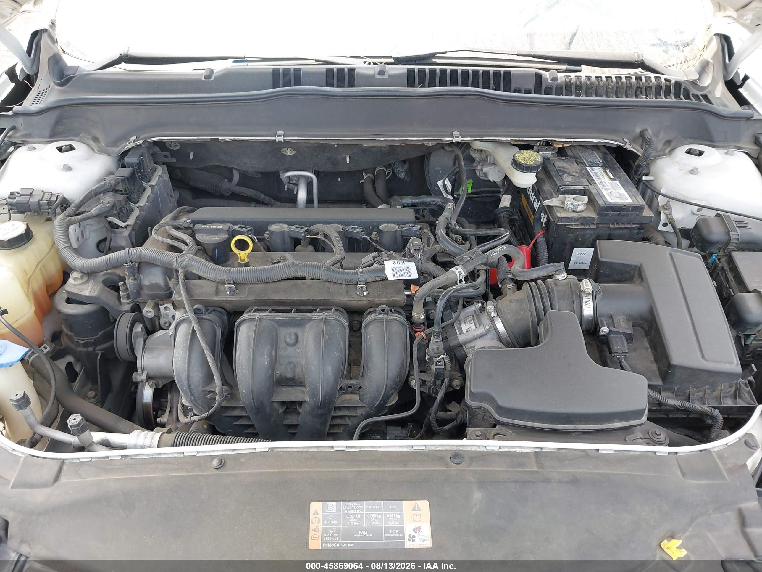 2015 Ford Fusion Se Белый vin: 3FA6P0H75FR234818