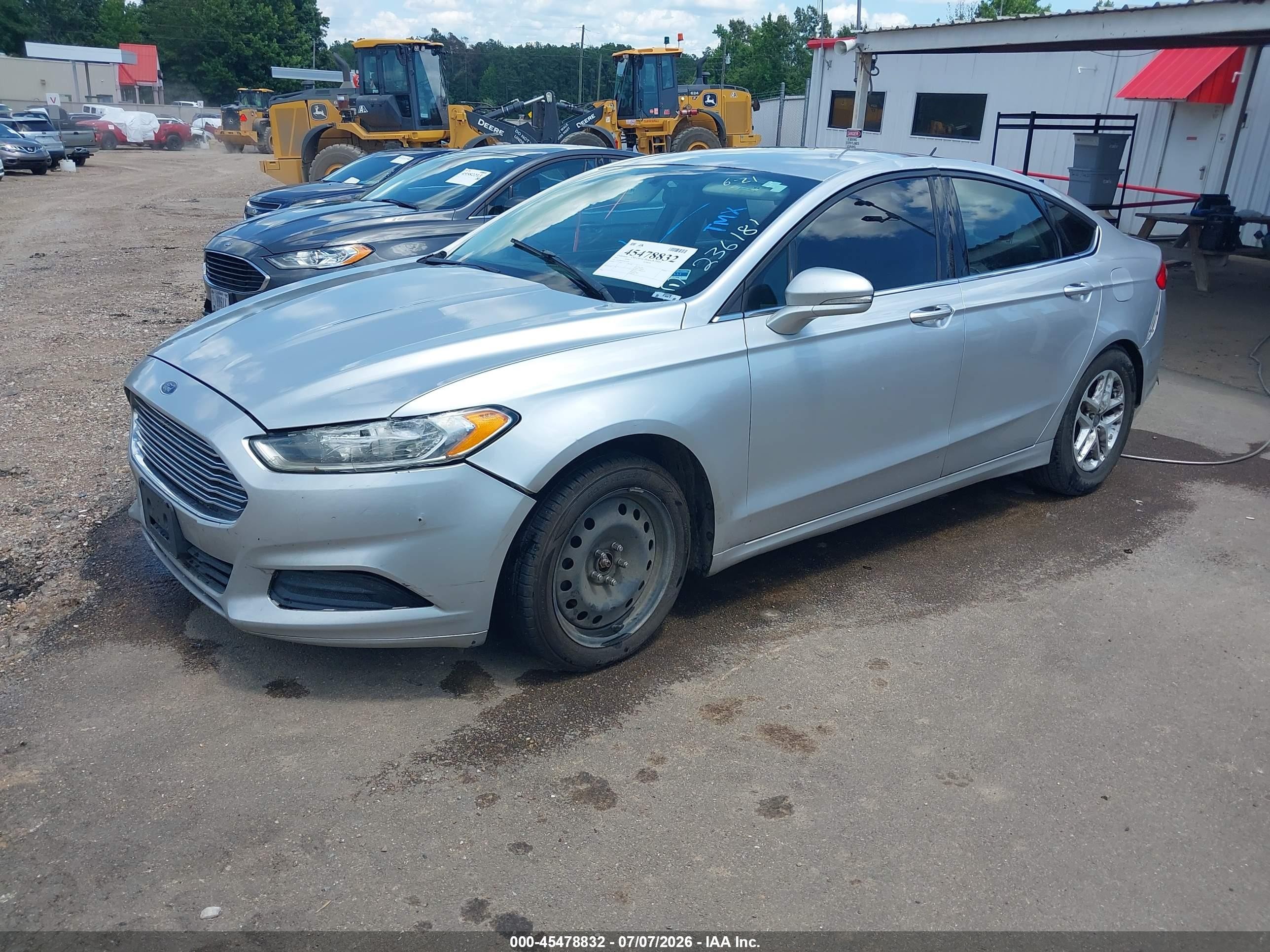 2015 Ford Fusion Se Gray vin: 3FA6P0H75FR236181