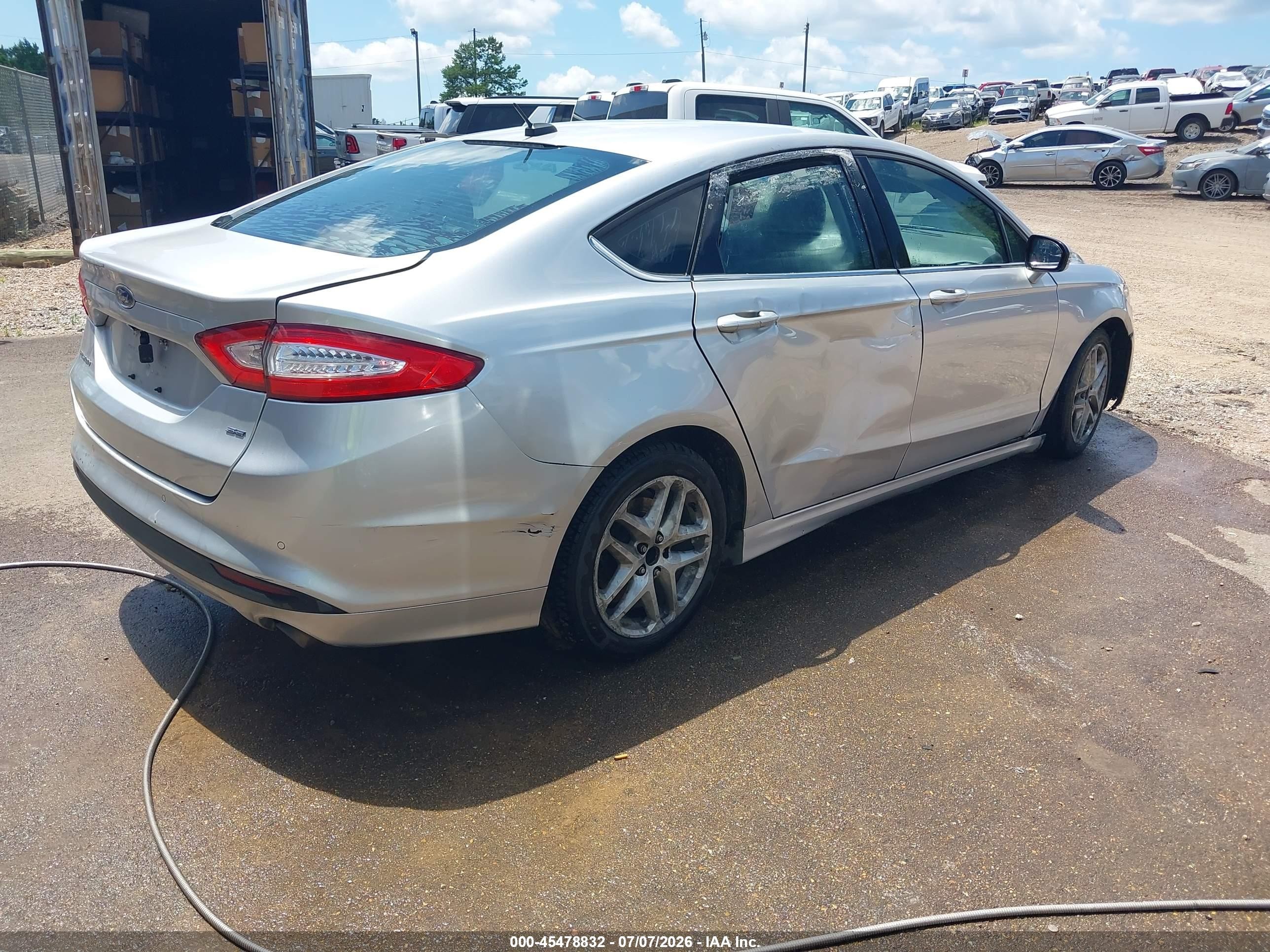 2015 Ford Fusion Se Gray vin: 3FA6P0H75FR236181
