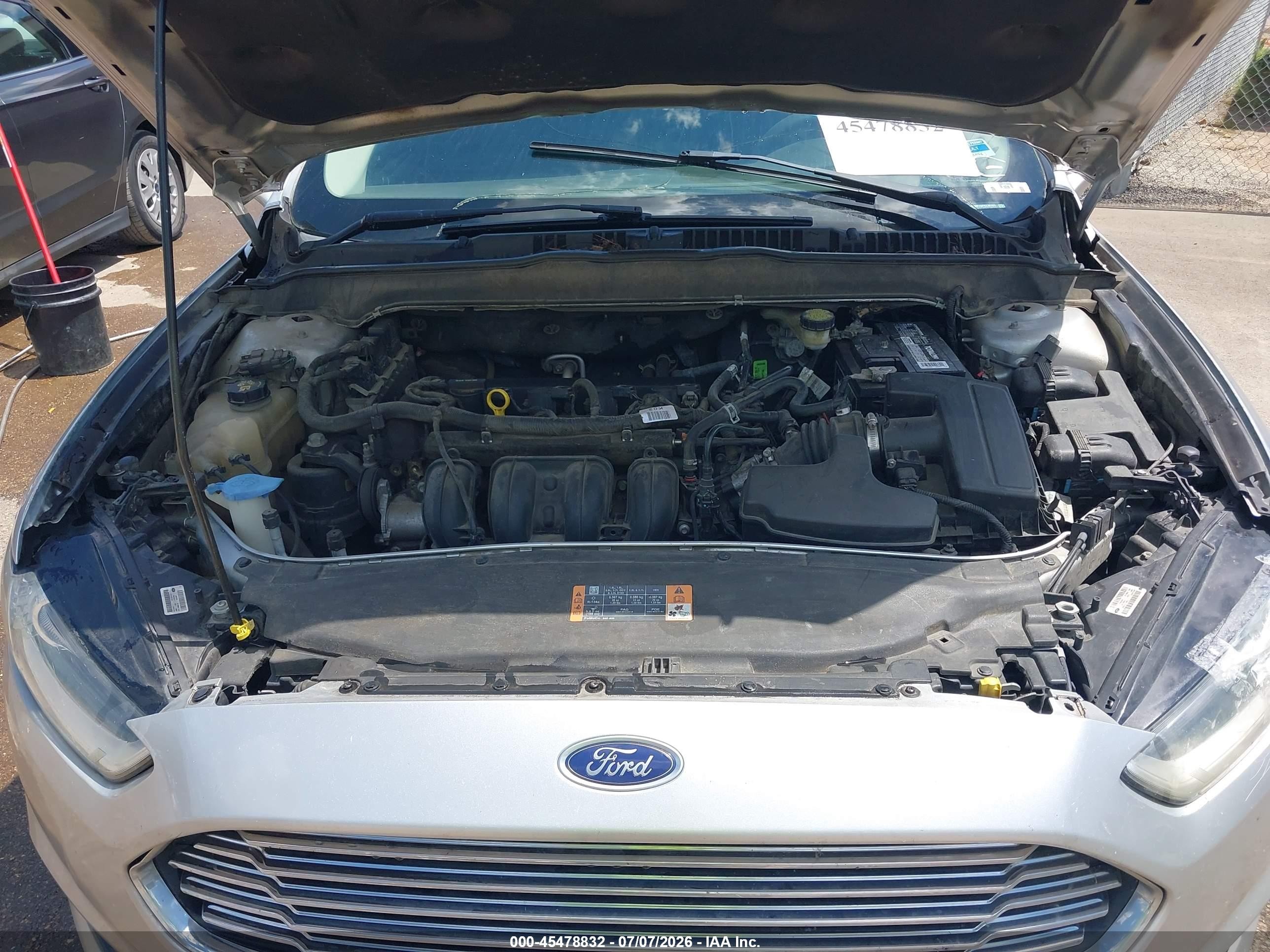 2015 Ford Fusion Se Gray vin: 3FA6P0H75FR236181