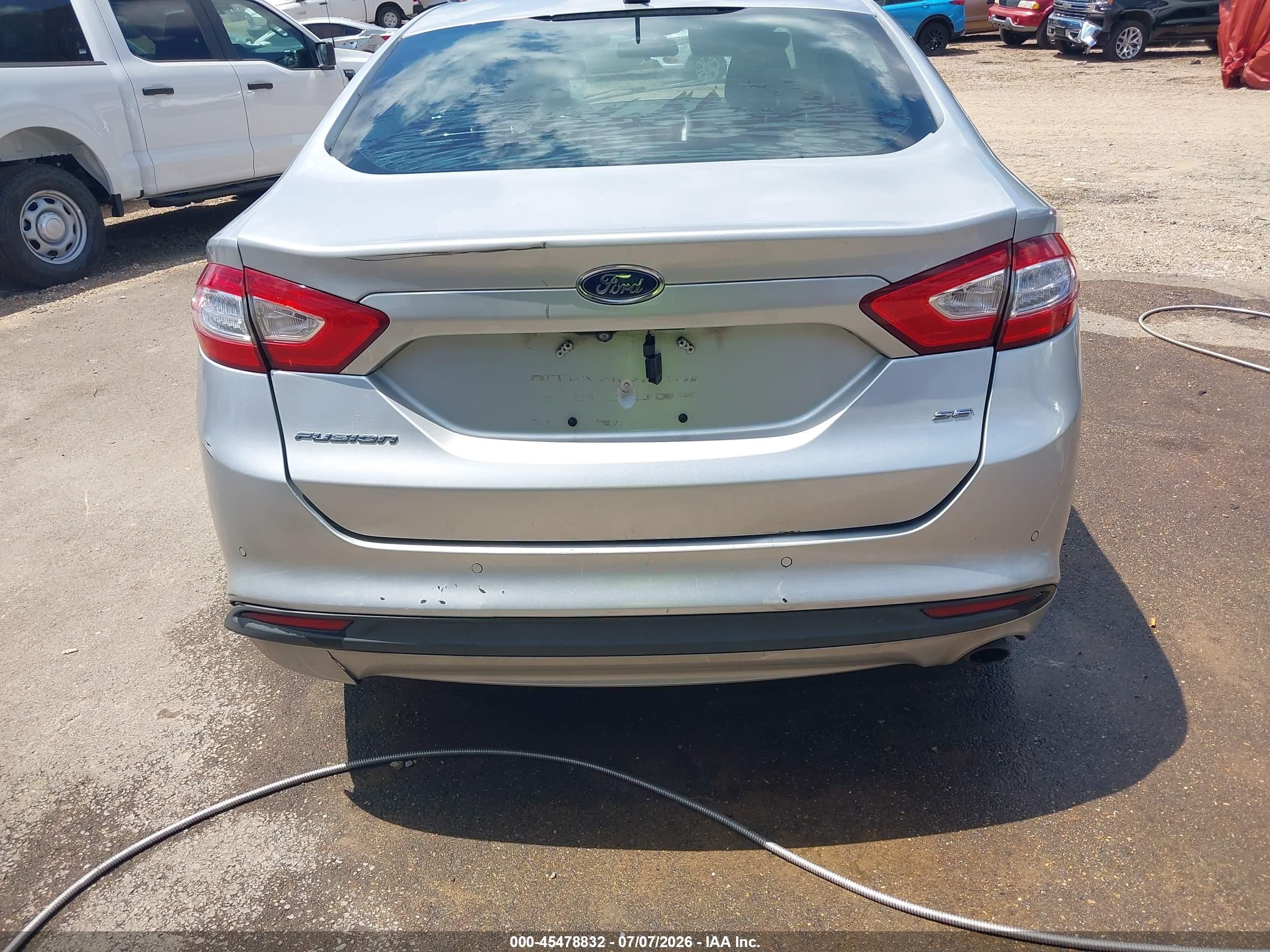 2015 Ford Fusion Se Gray vin: 3FA6P0H75FR236181