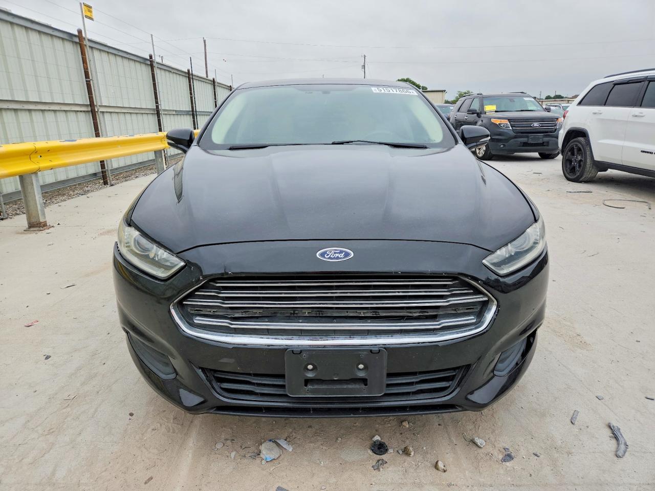 2015 Ford Fusion Se Black vin: 3FA6P0H75FR248959