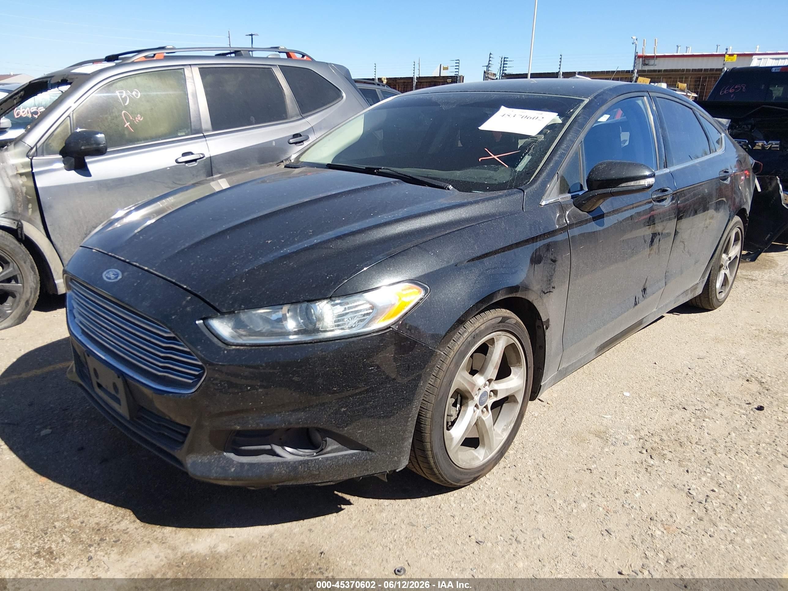2015 Ford Fusion Se Black vin: 3FA6P0H75FR257824