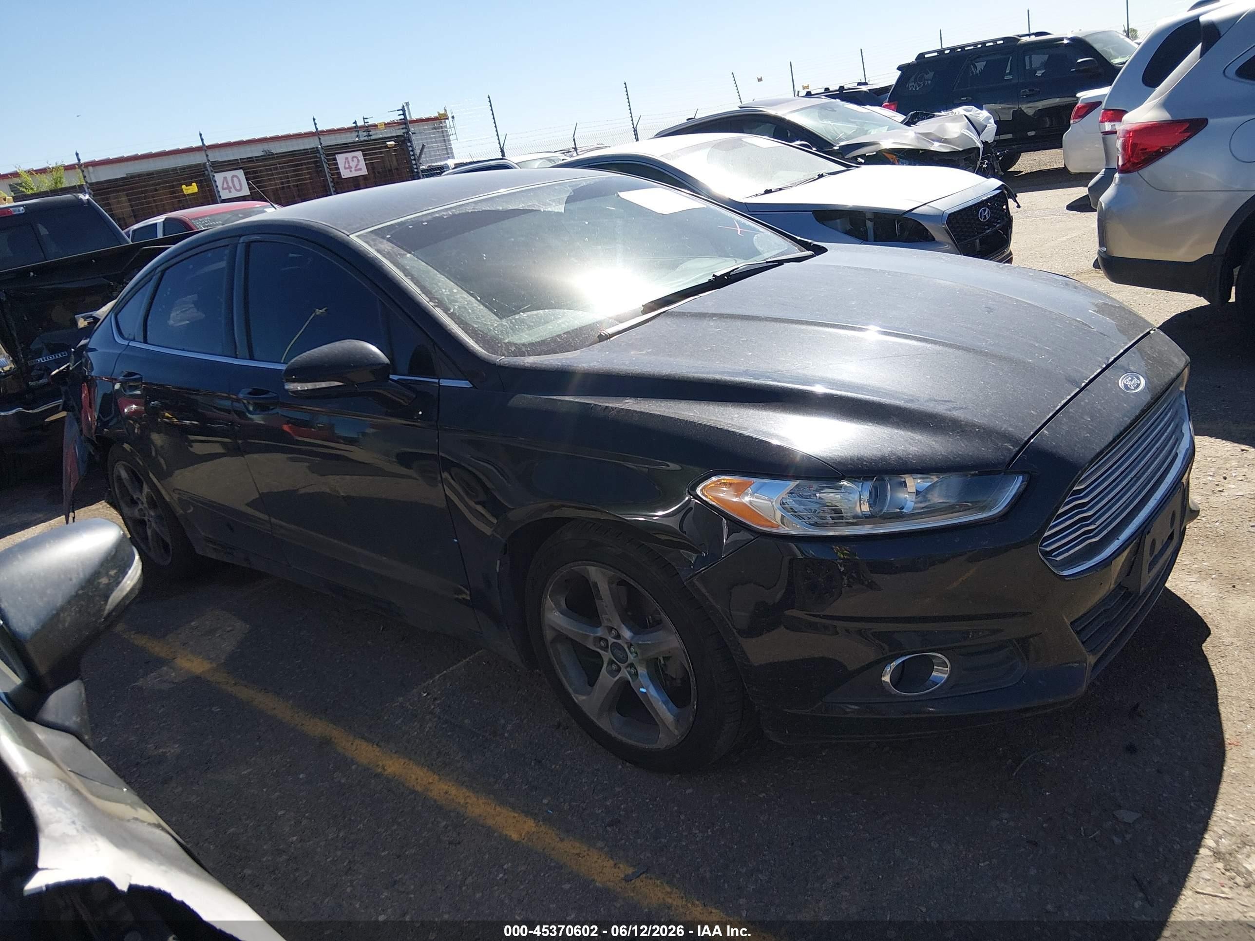 2015 Ford Fusion Se Black vin: 3FA6P0H75FR257824