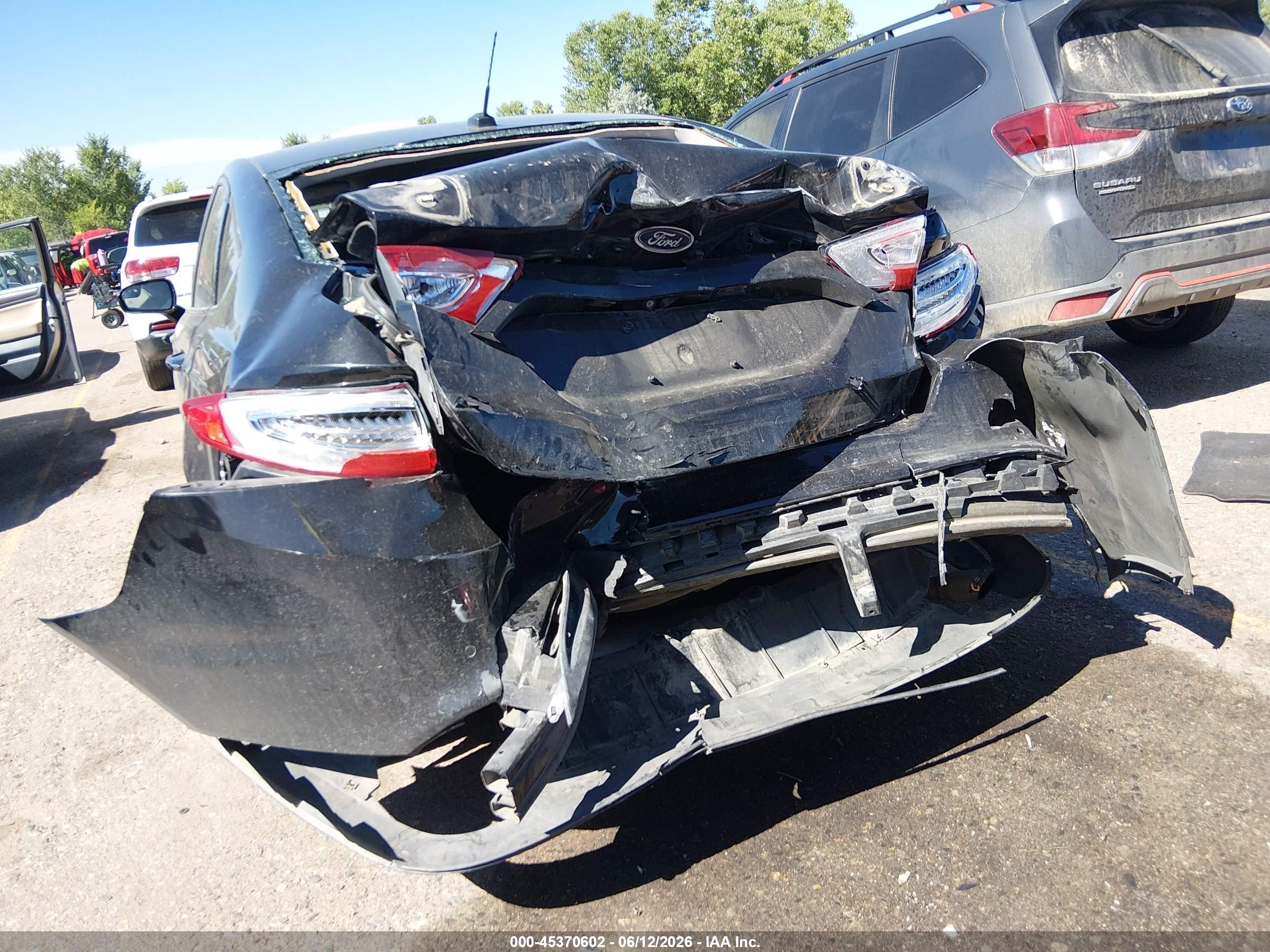 2015 Ford Fusion Se Black vin: 3FA6P0H75FR257824