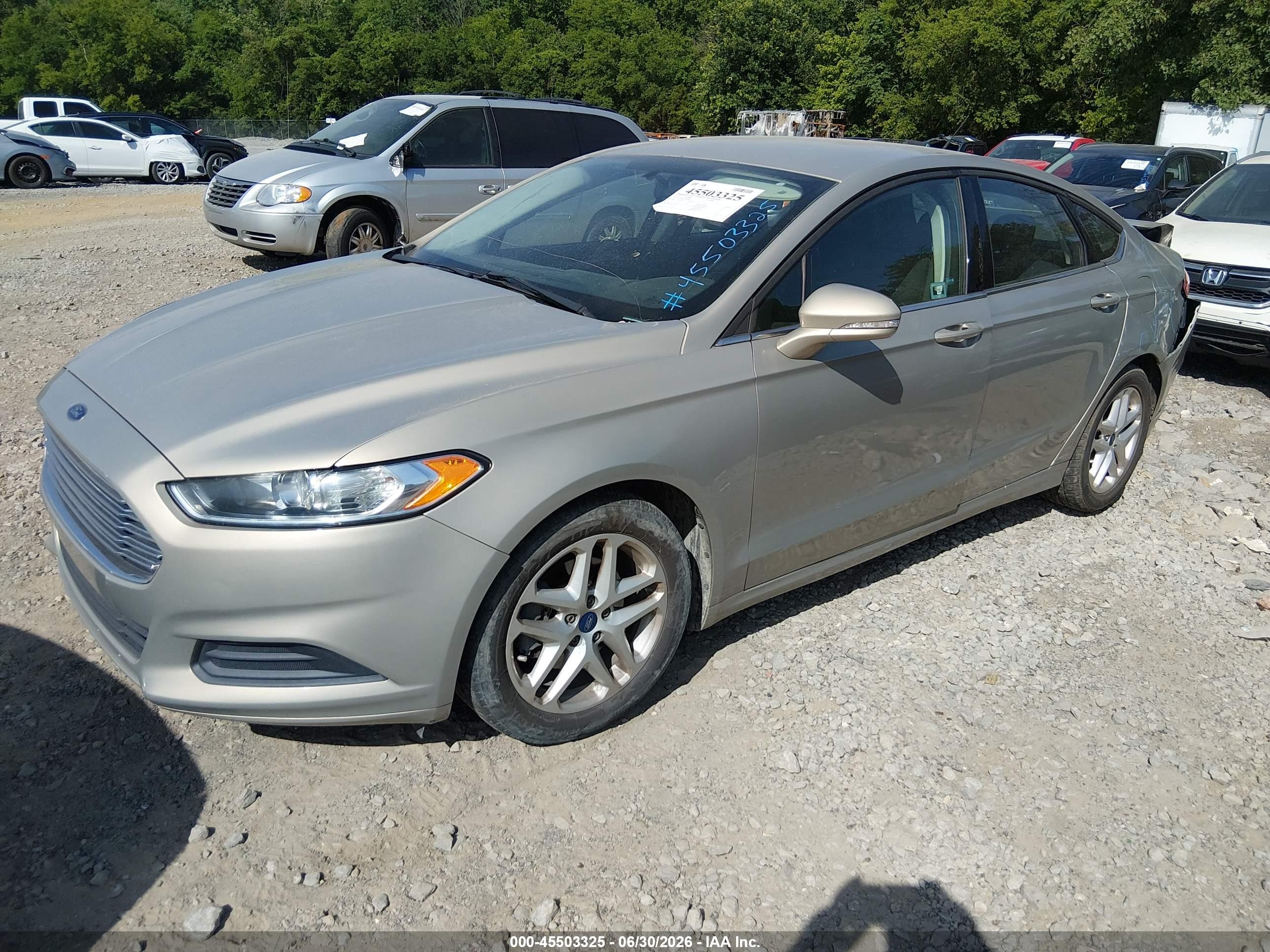 2015 Ford Fusion Se Gray vin: 3FA6P0H75FR258648