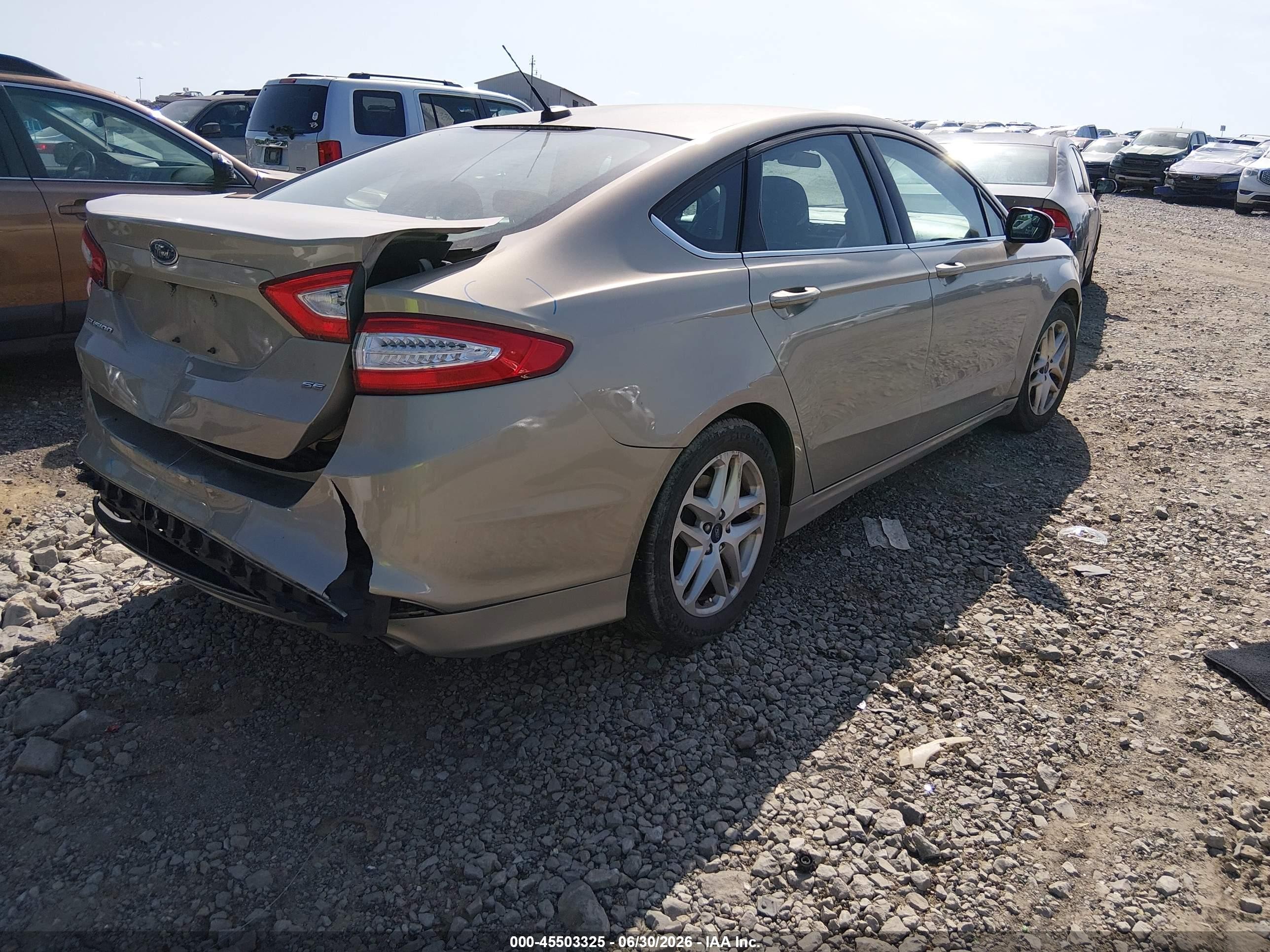 2015 Ford Fusion Se Gray vin: 3FA6P0H75FR258648