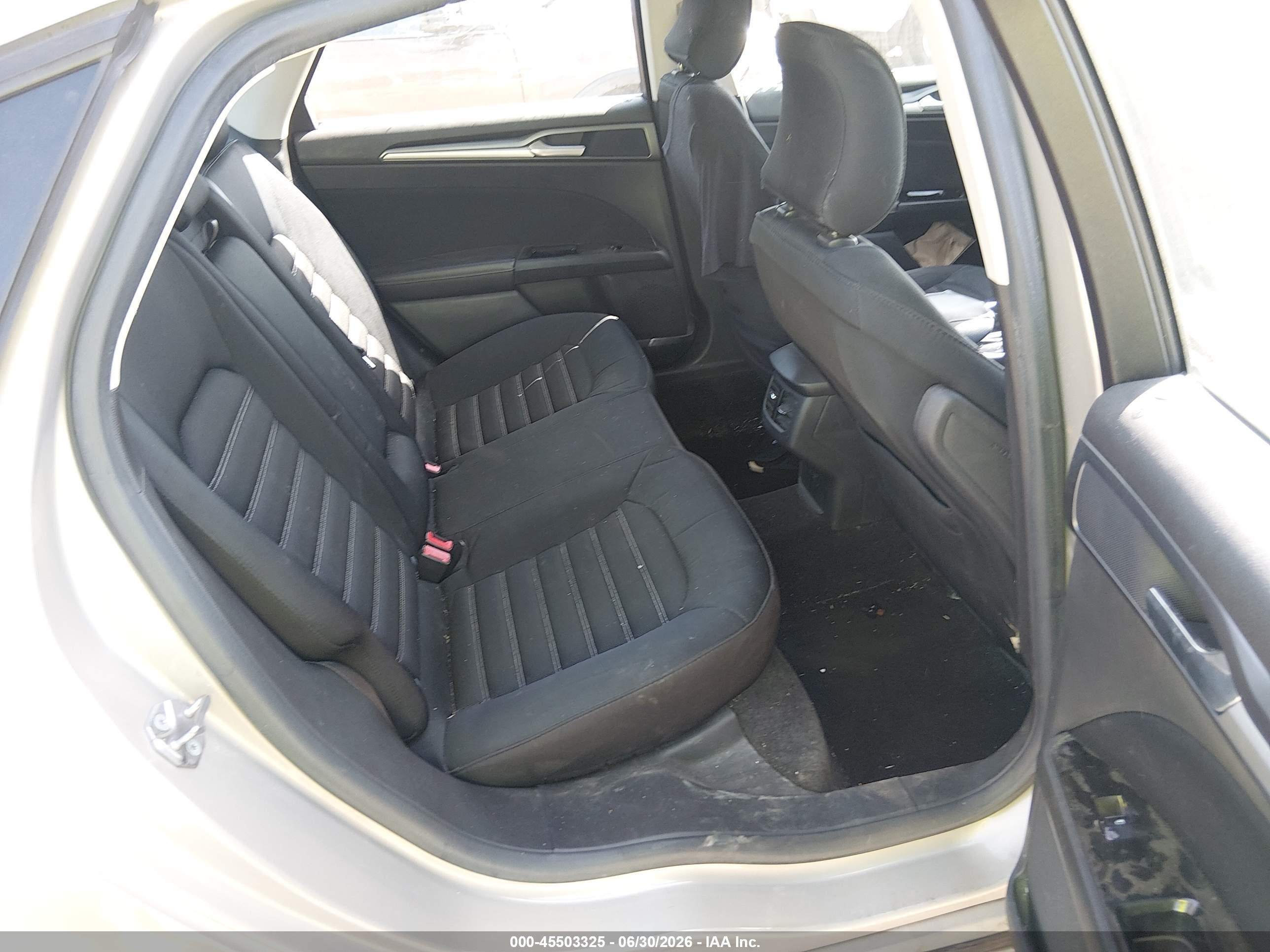 2015 Ford Fusion Se Gray vin: 3FA6P0H75FR258648