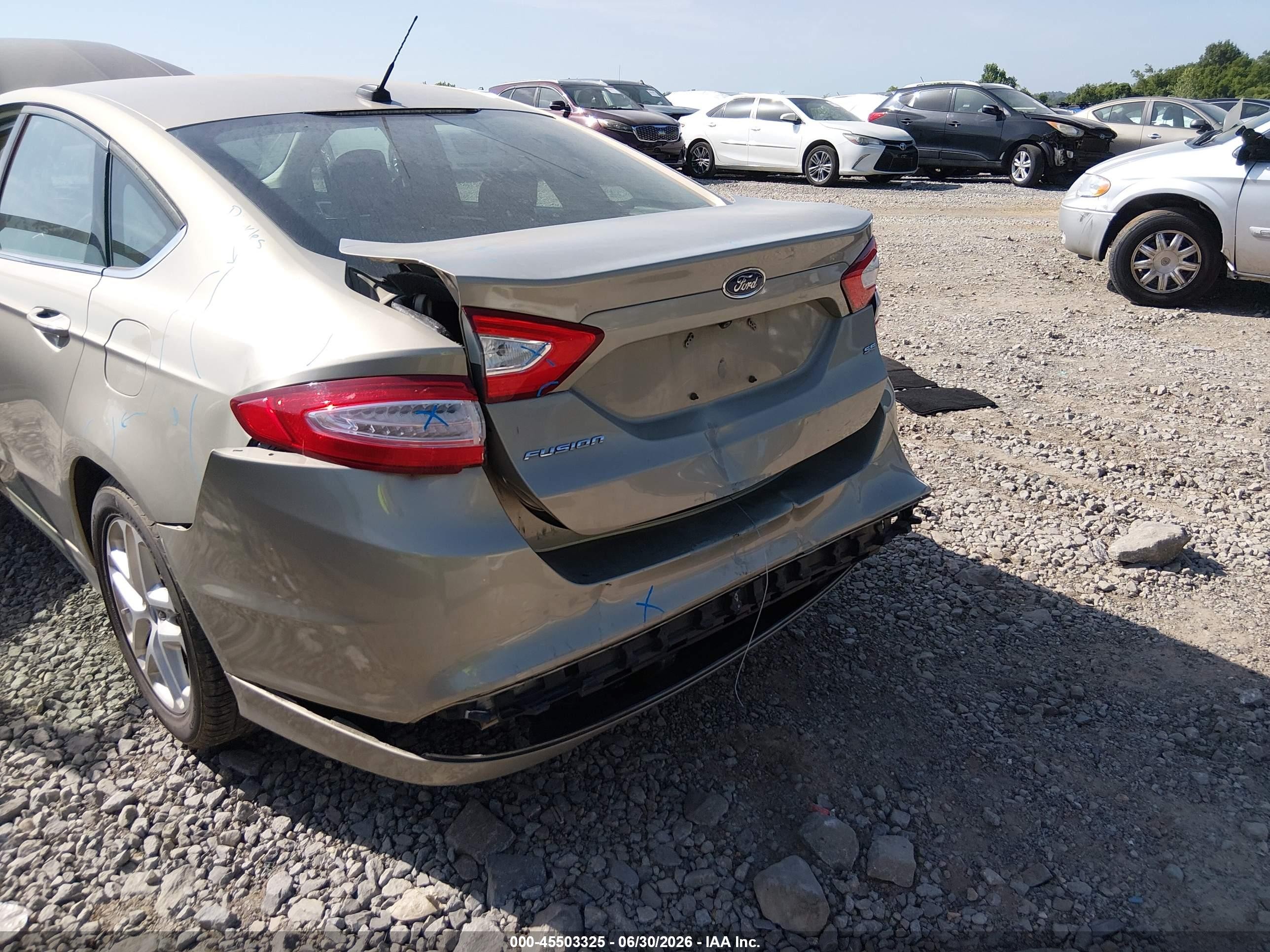 2015 Ford Fusion Se Gray vin: 3FA6P0H75FR258648