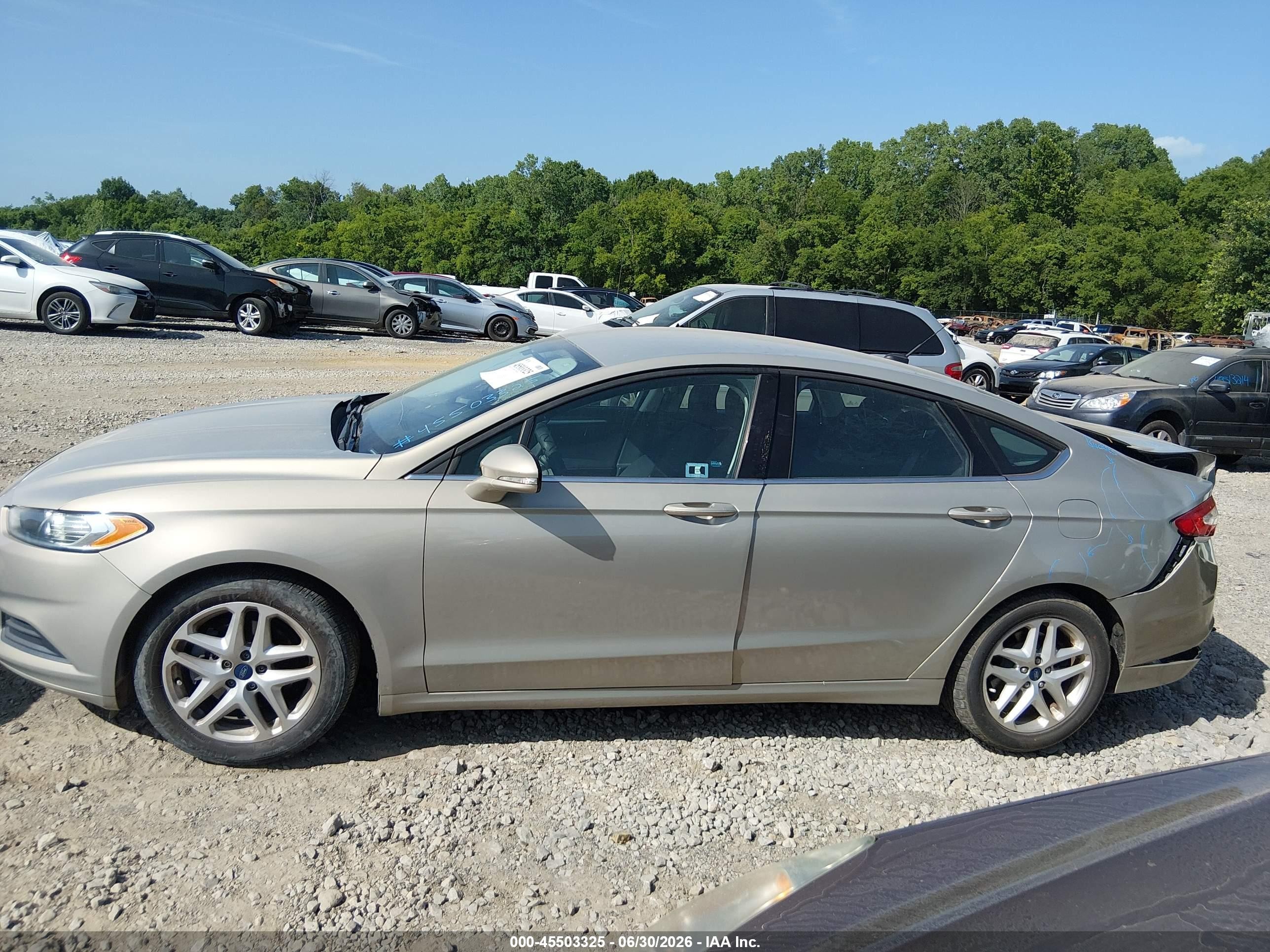 2015 Ford Fusion Se Gray vin: 3FA6P0H75FR258648