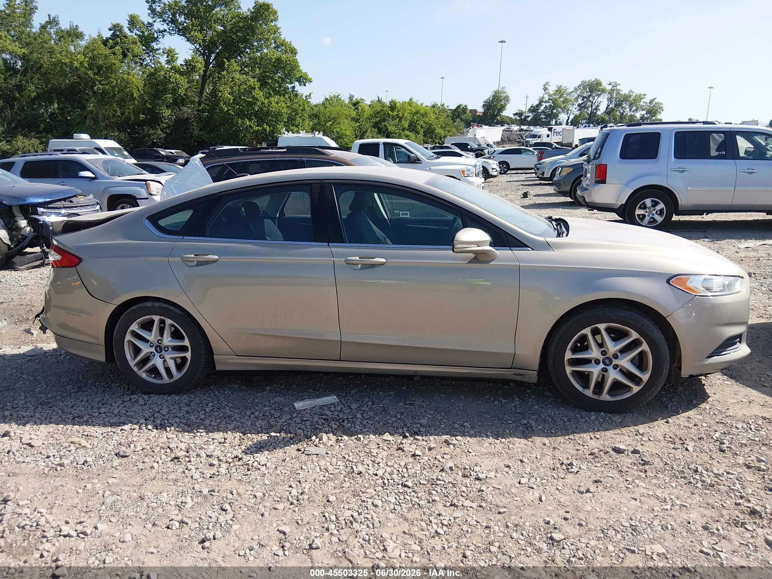 2015 Ford Fusion Se Gray vin: 3FA6P0H75FR258648