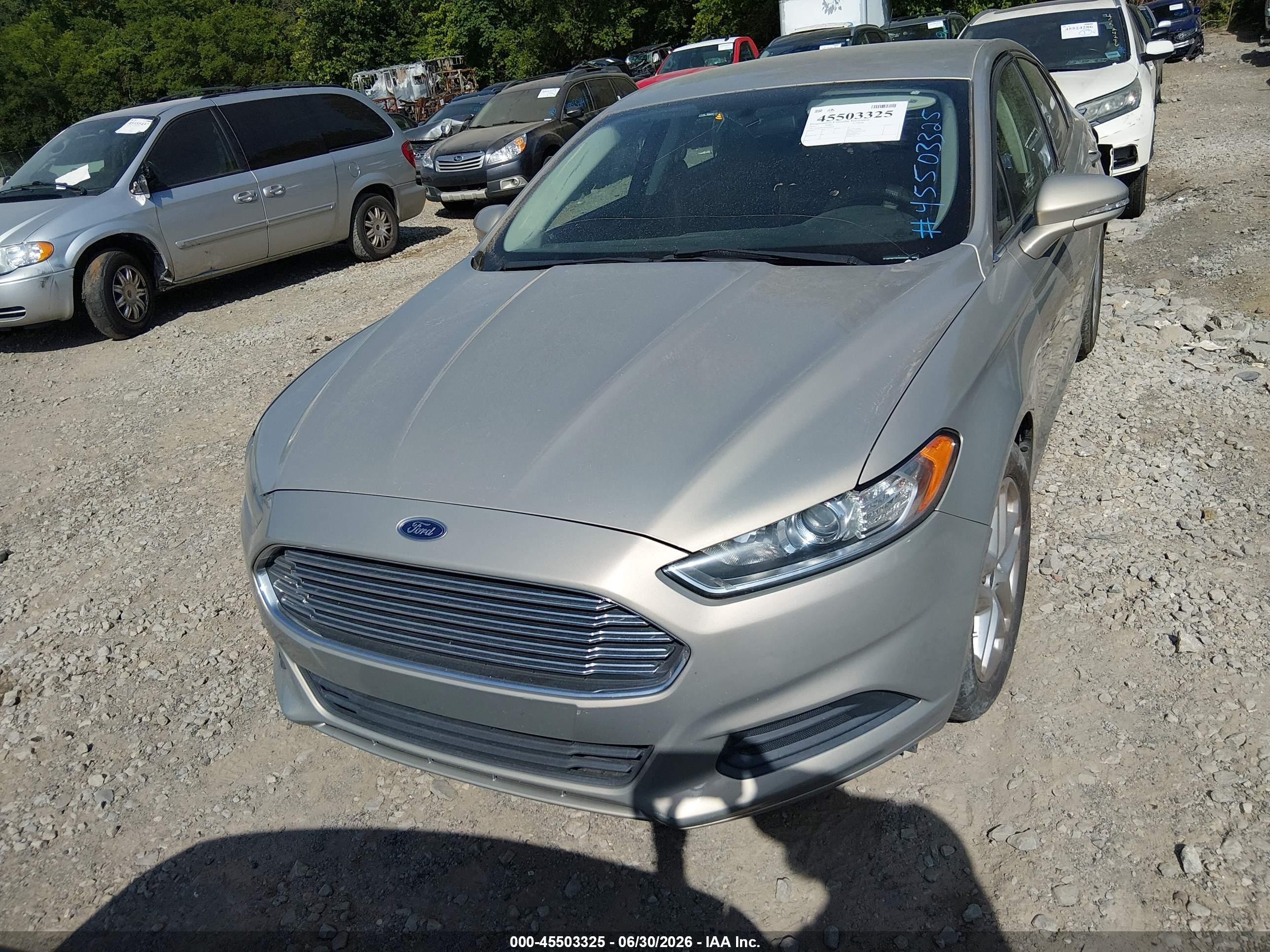 2015 Ford Fusion Se Gray vin: 3FA6P0H75FR258648