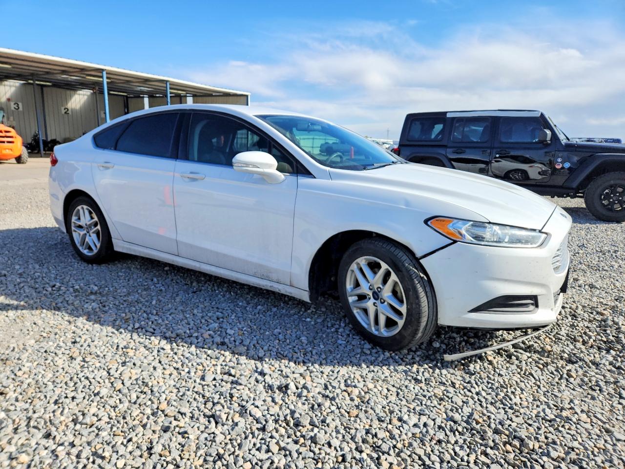 2015 Ford Fusion Se White vin: 3FA6P0H75FR266233