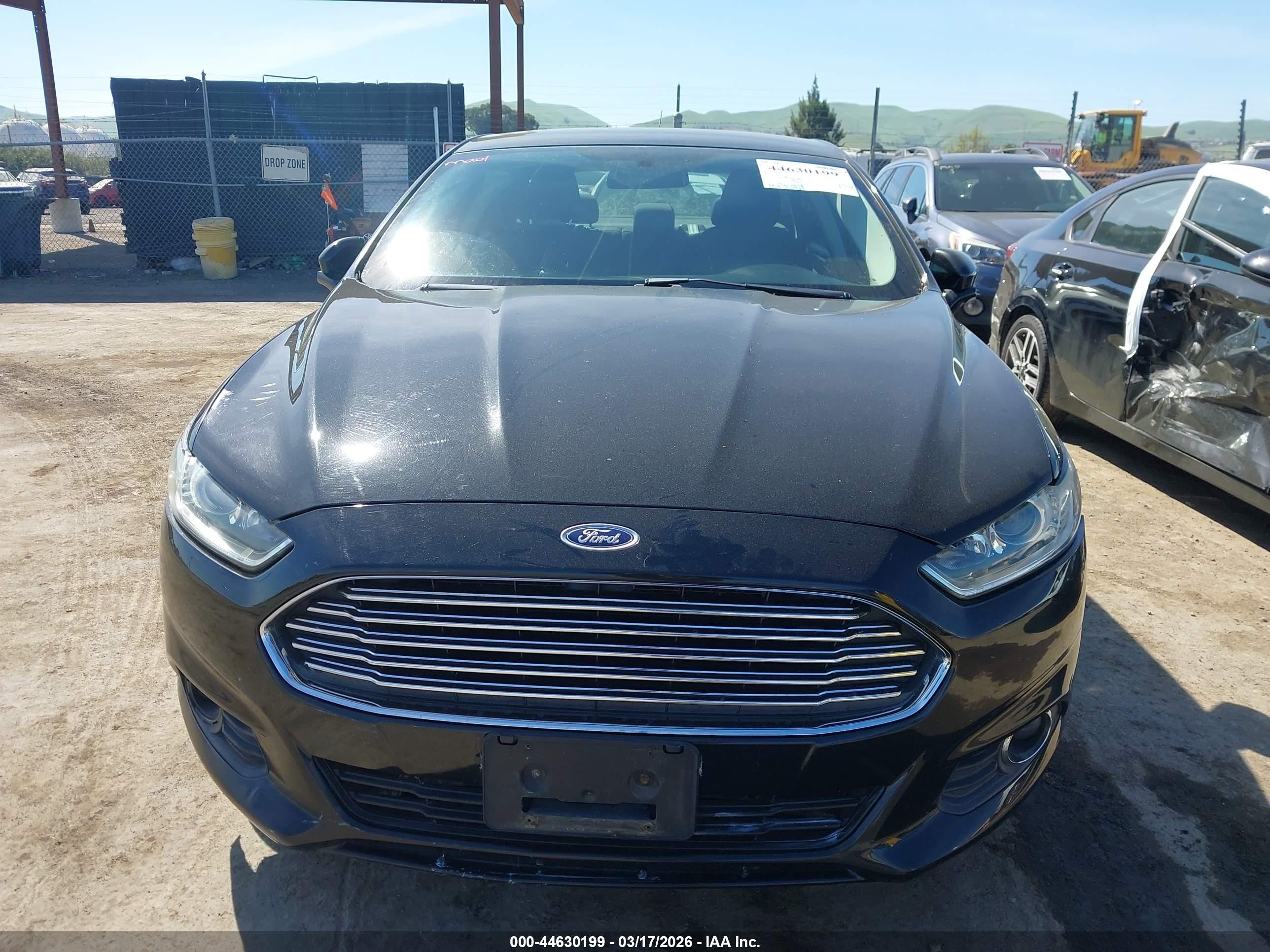 2015 Ford Fusion Se Black vin: 3FA6P0H75FR276311