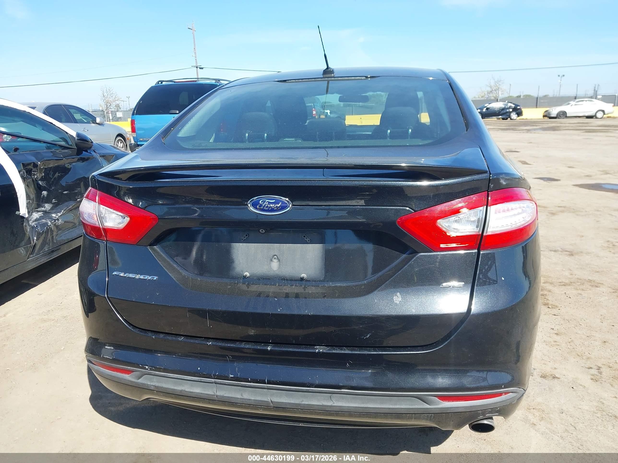 2015 Ford Fusion Se Black vin: 3FA6P0H75FR276311