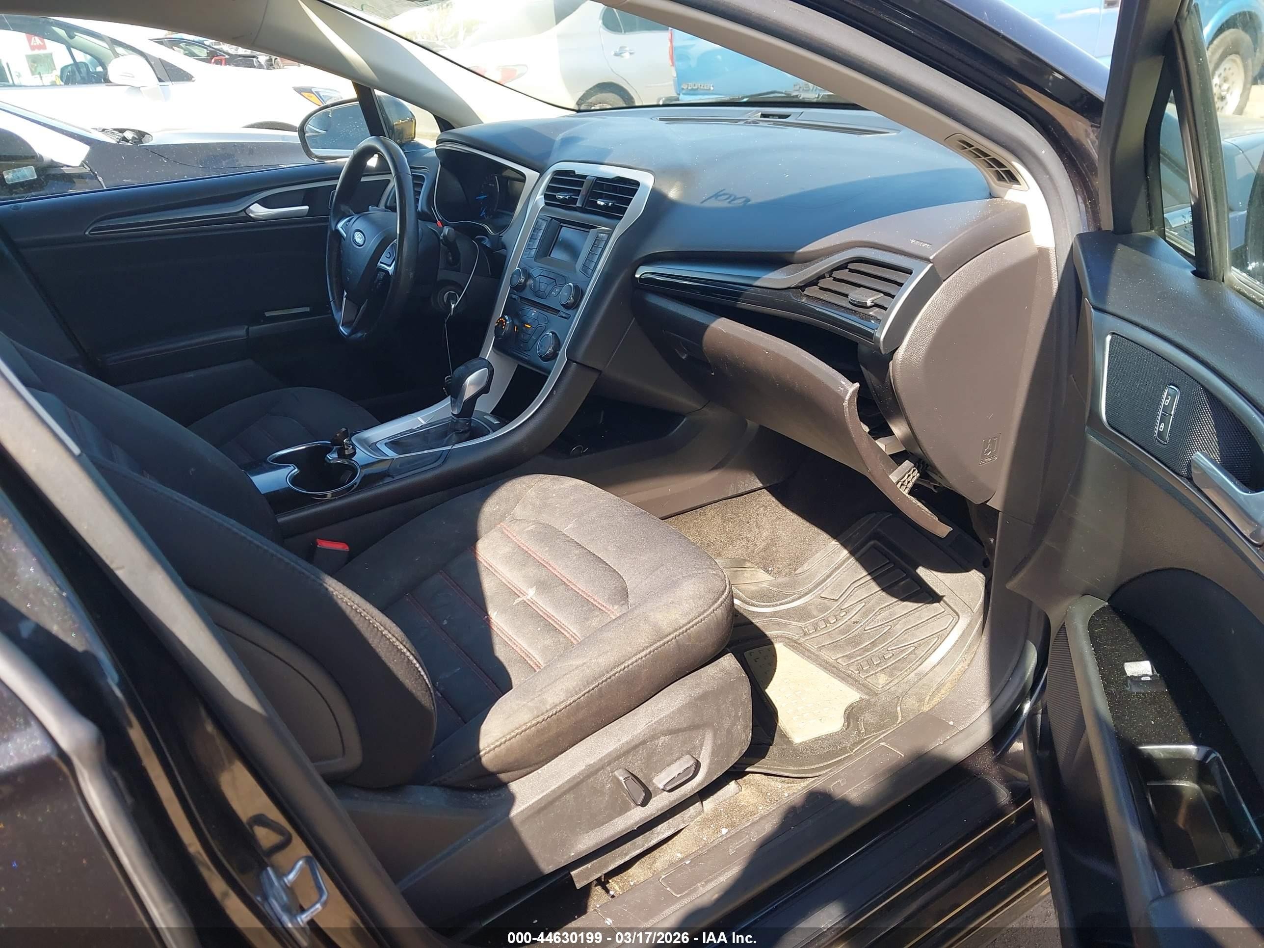 2015 Ford Fusion Se Black vin: 3FA6P0H75FR276311